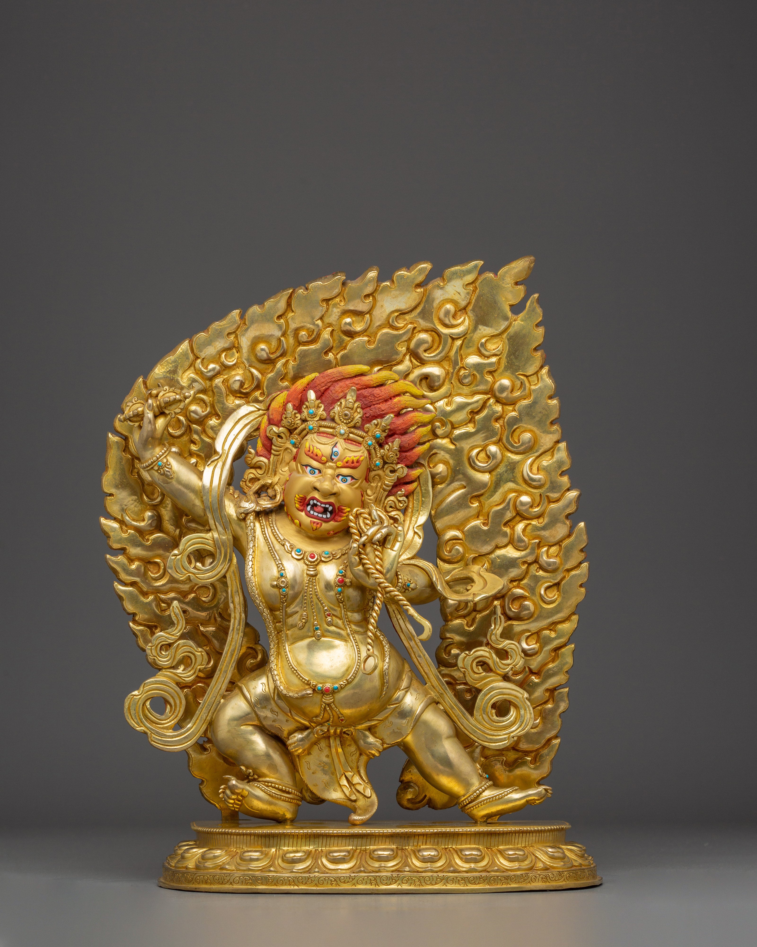 Vajrapani Art: Buddhist Wrathful Bodhisattva