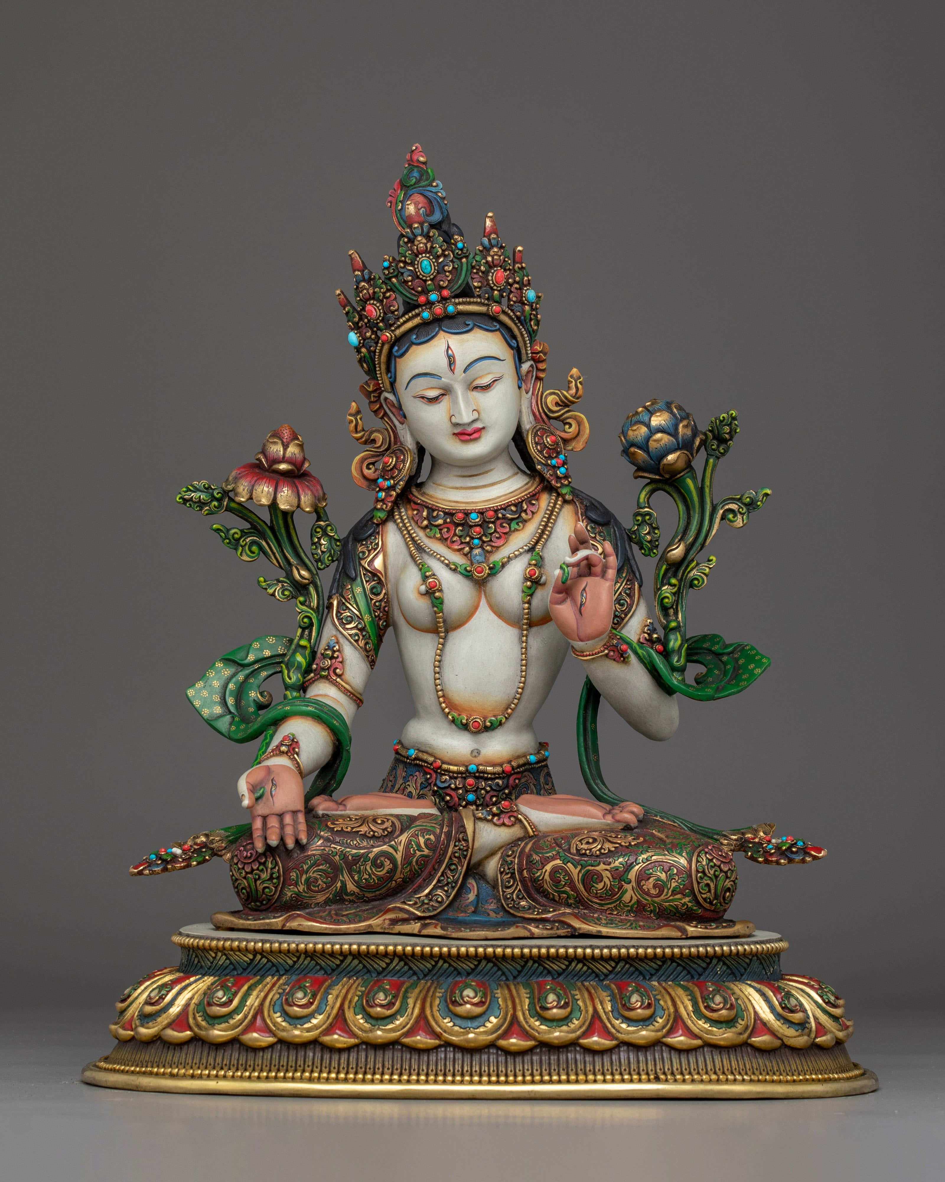 Himalayan Bodhisattva Set | Nepali Handcrafted Statues