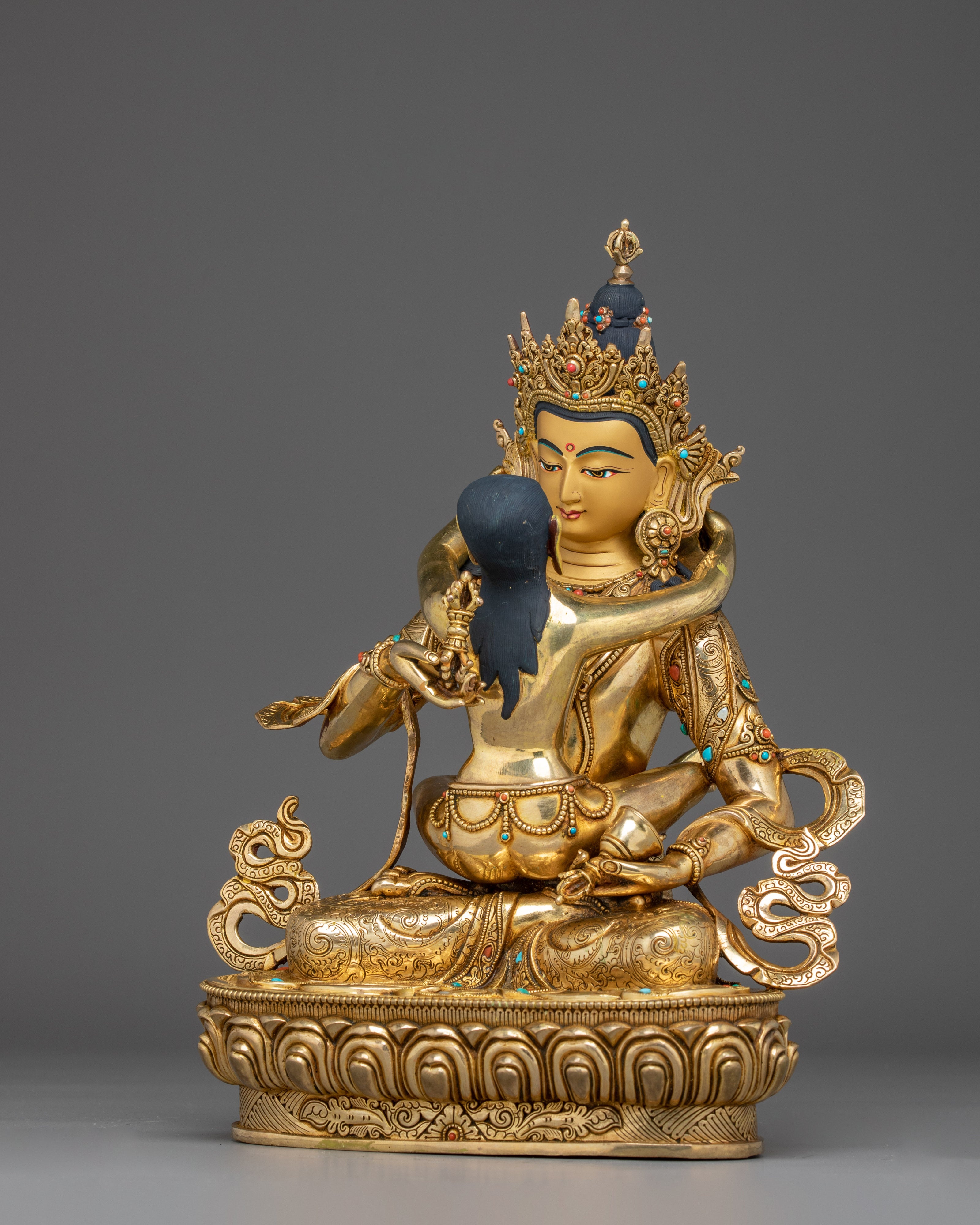 Sacred Vajrasattva with Consort | The Divine Union of Wisdom