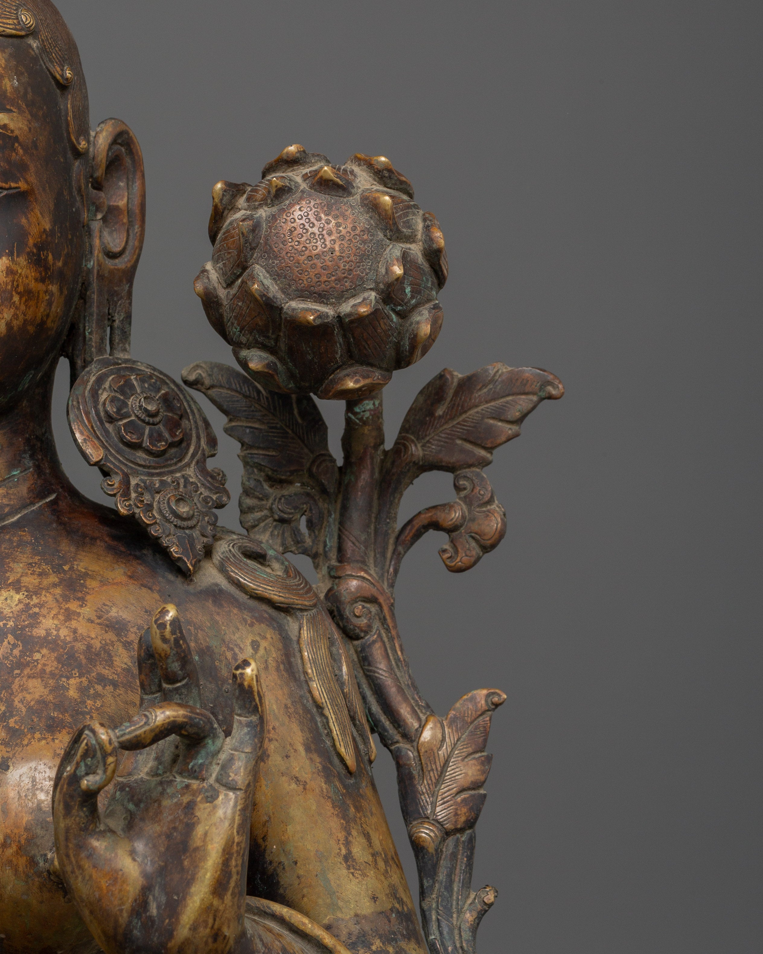 Statue of Green Tara: The Ultimate Liberator