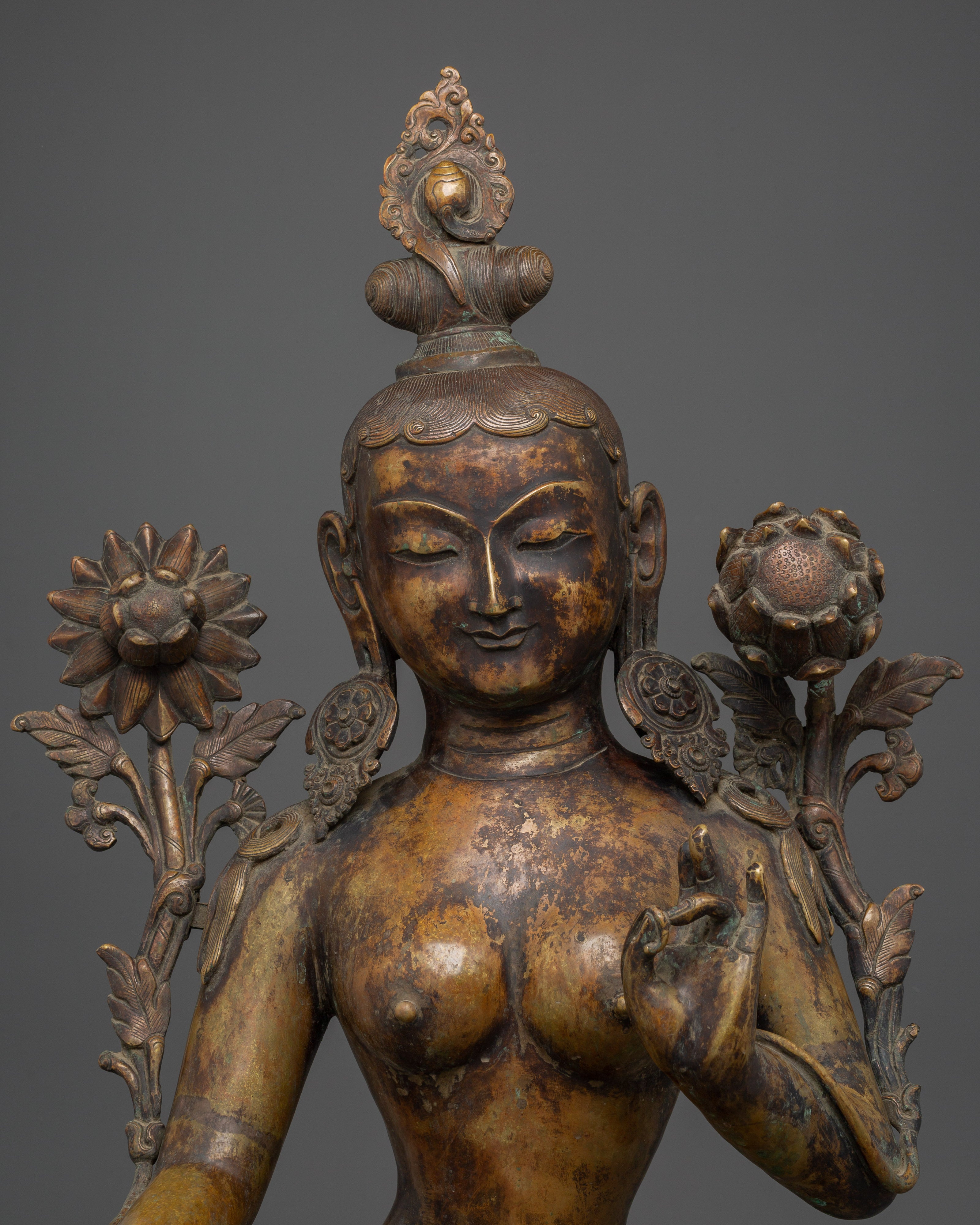Statue of Green Tara: The Ultimate Liberator