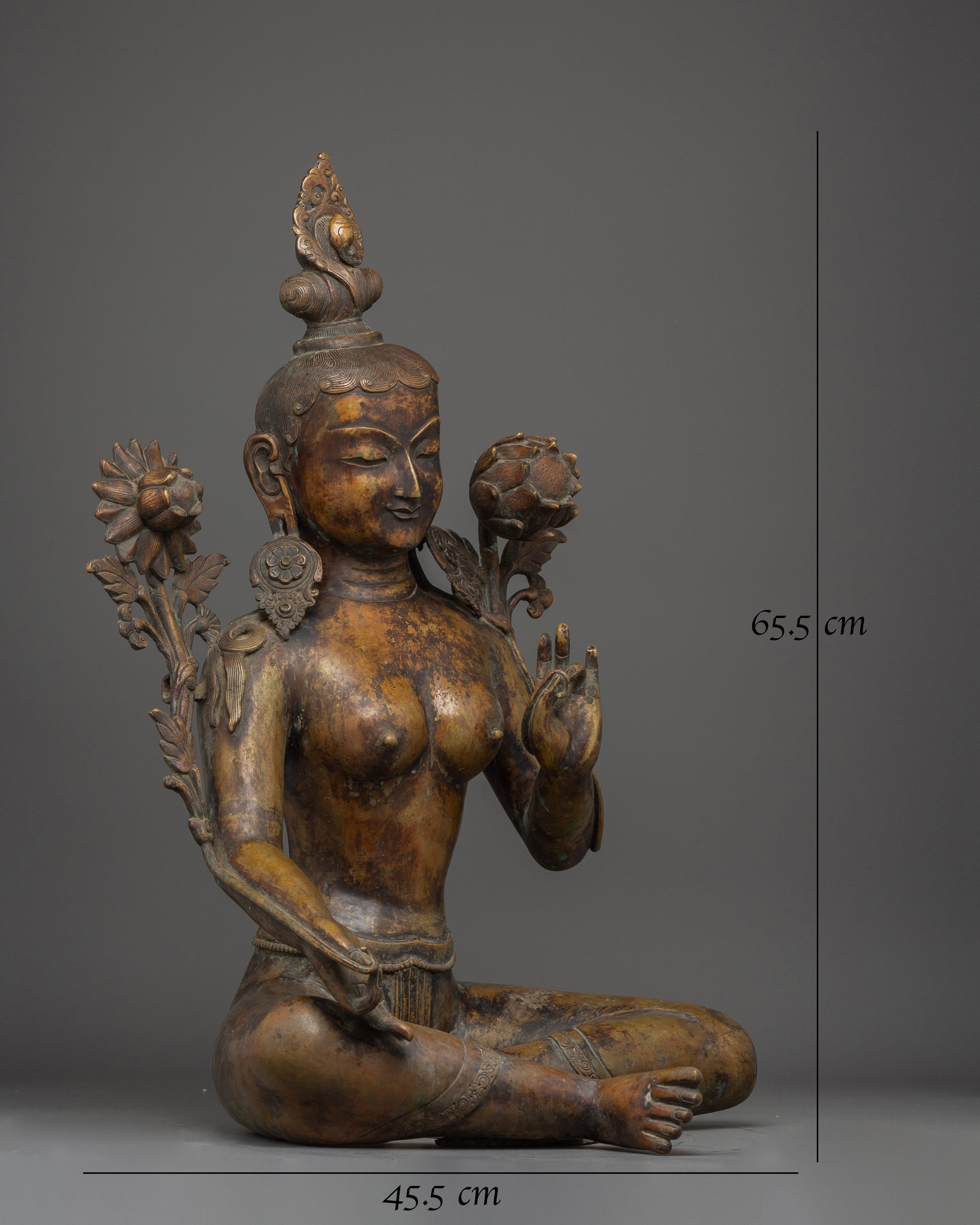 Statue of Green Tara: The Ultimate Liberator