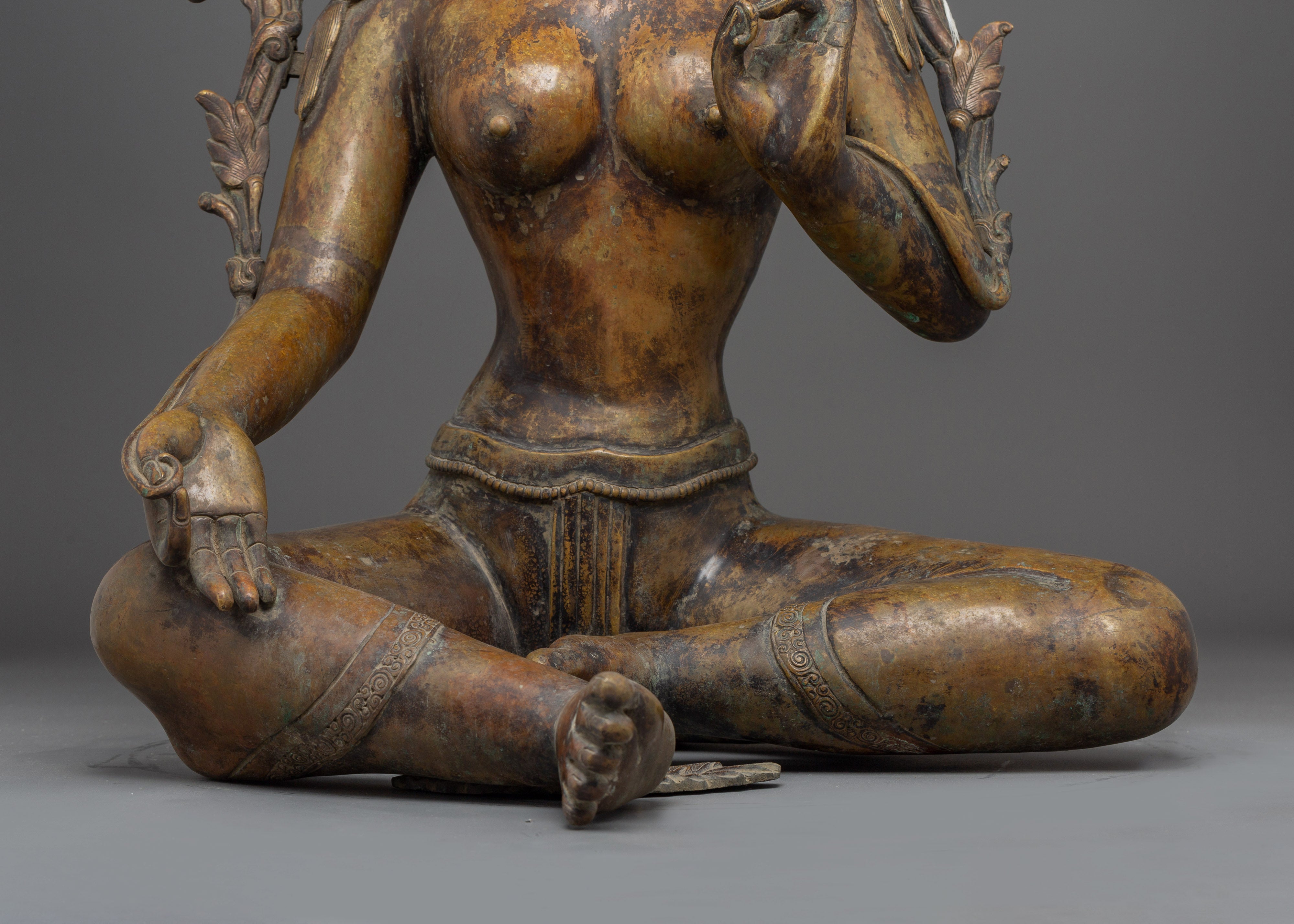 Statue of Green Tara: The Ultimate Liberator