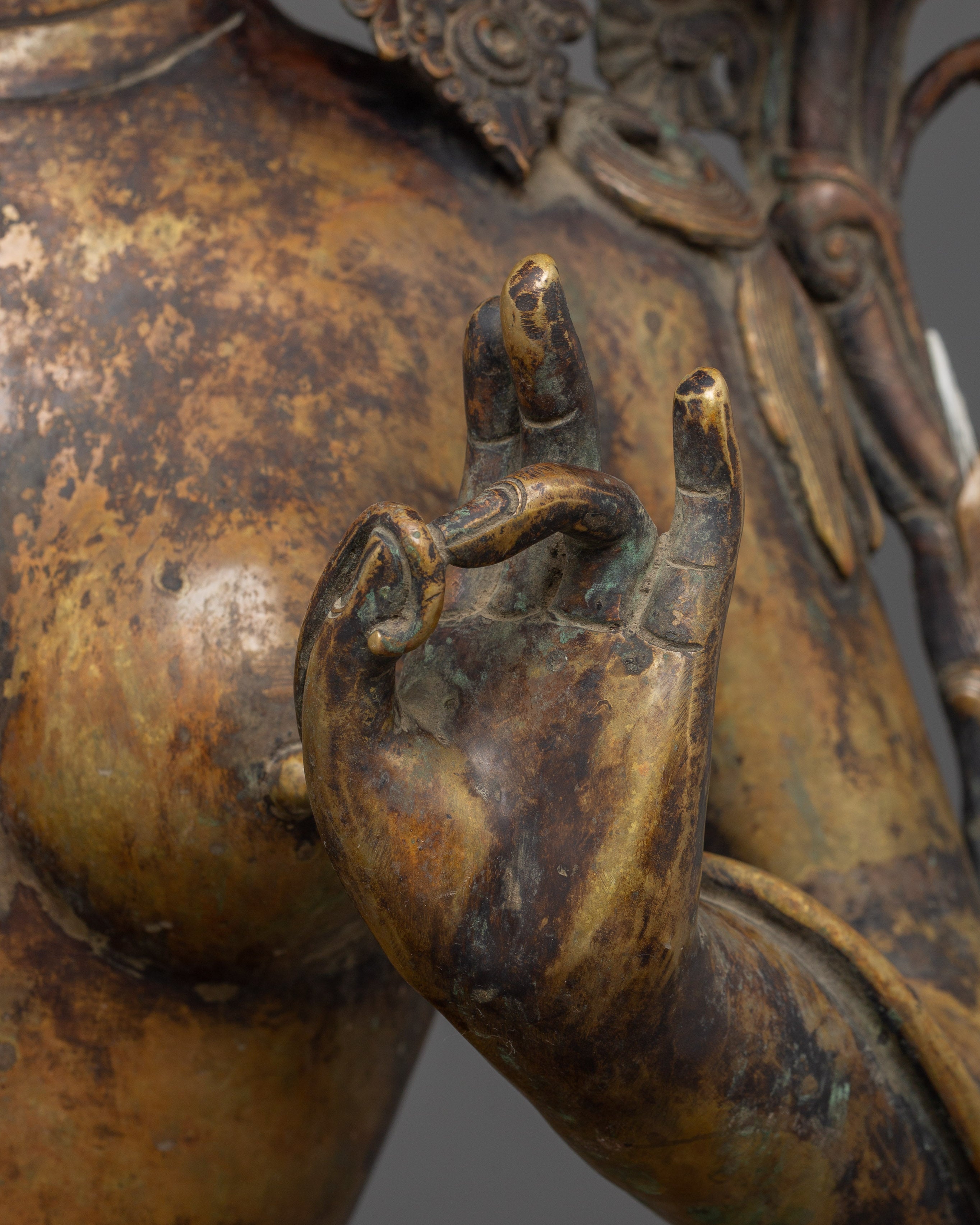 Statue of Green Tara: The Ultimate Liberator