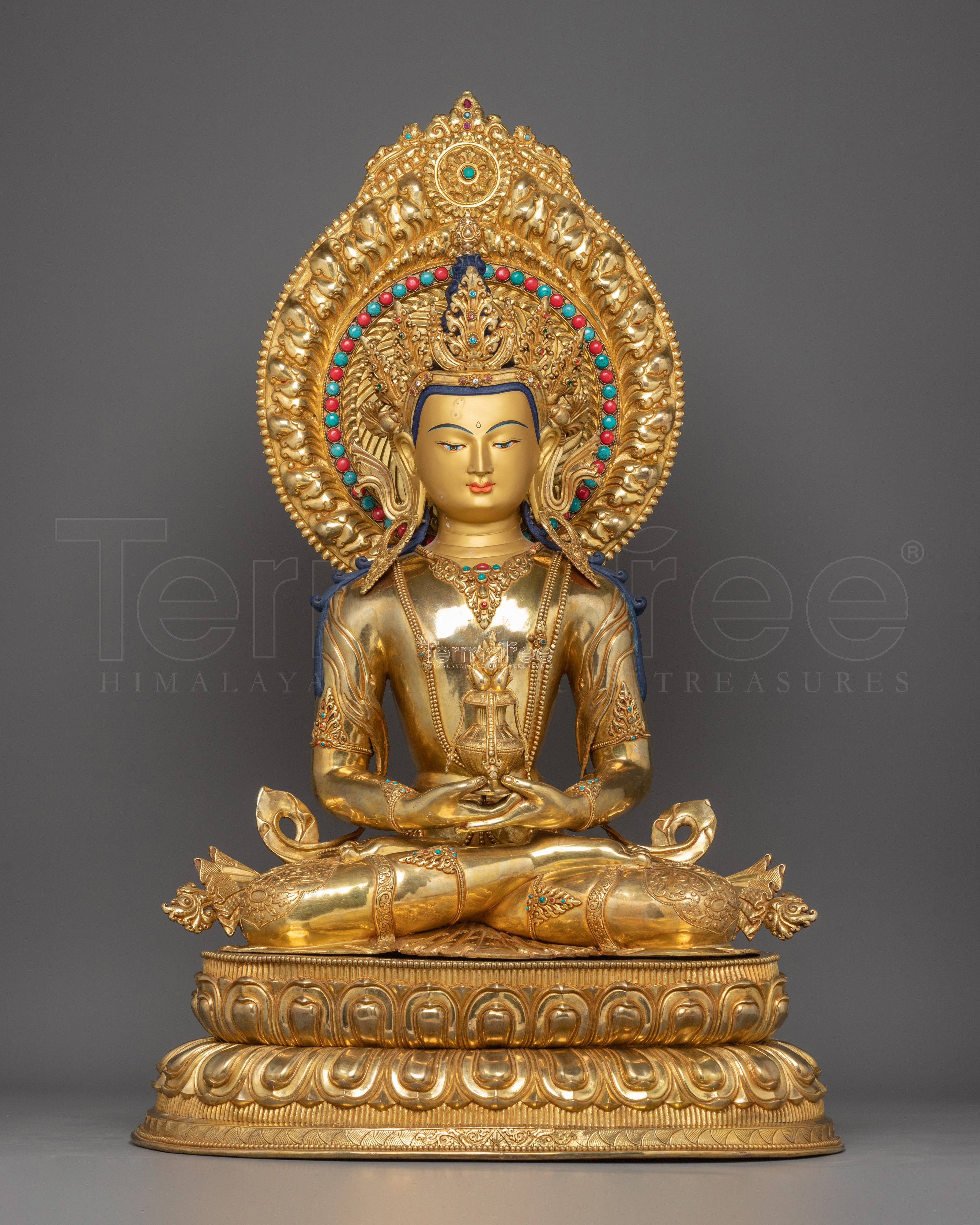 Amitayus Art, Eternal Life Giver | Himalayan Statue of Divine Longevity