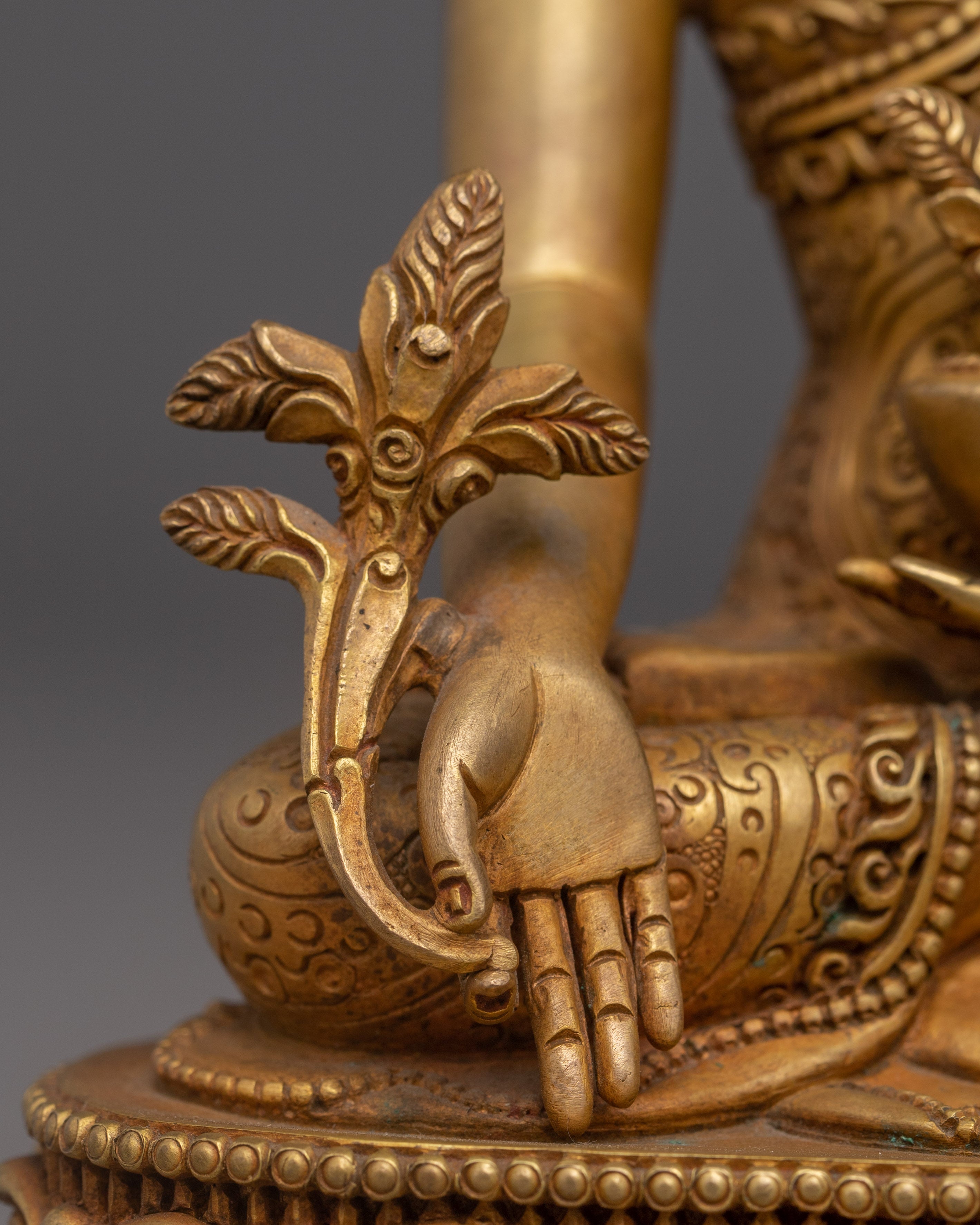 Copper Supreme Healer Medicine Buddha Statue