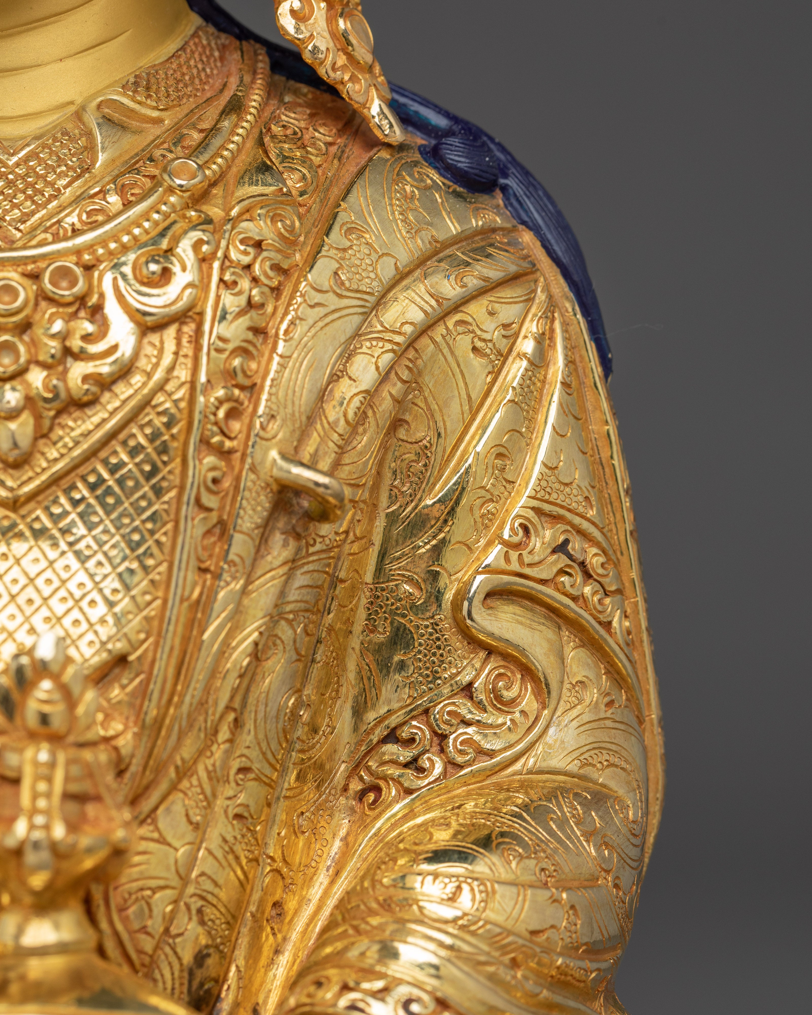 Handmade Guru Rinpoche Statue for Meditation