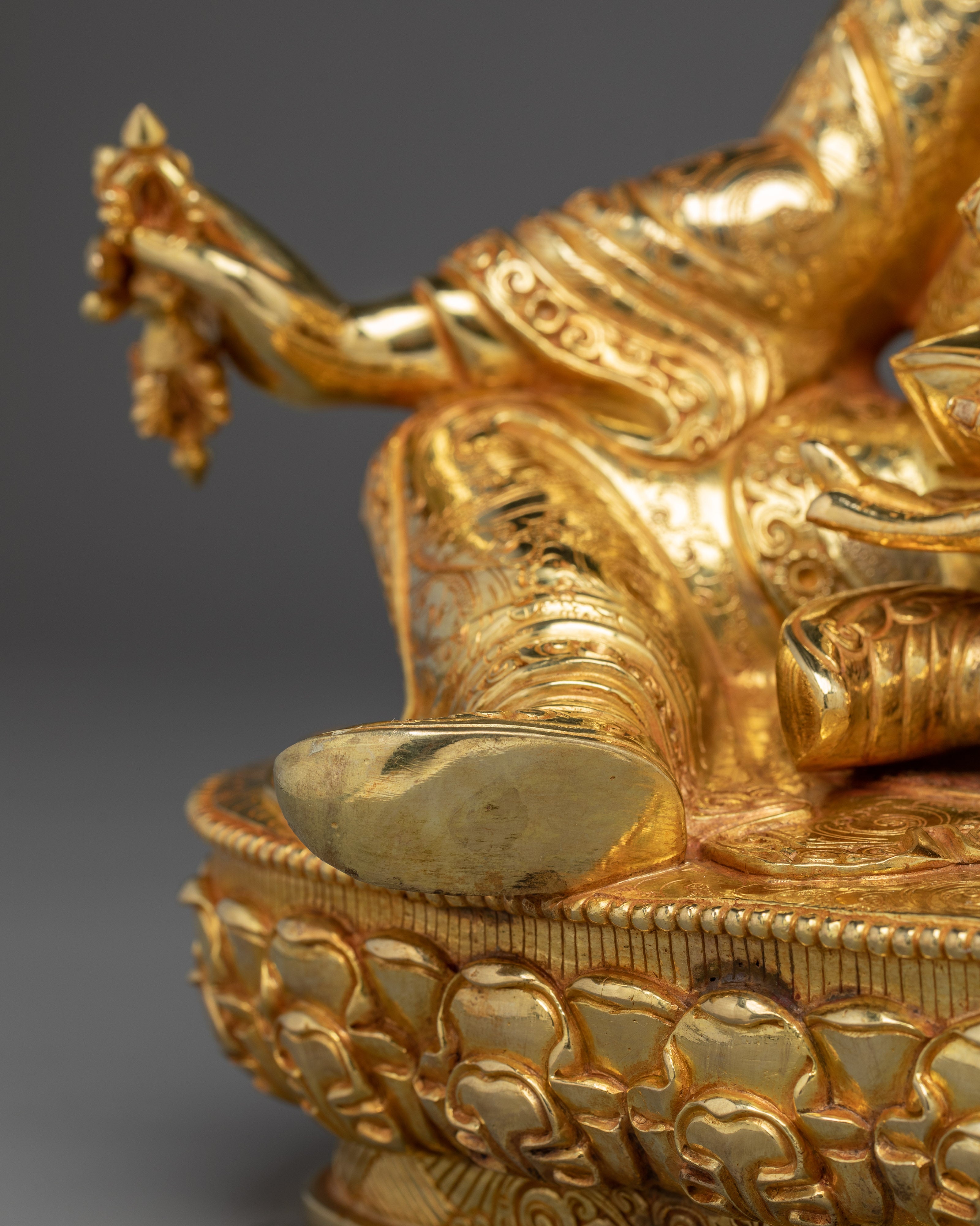 Handmade Guru Rinpoche Statue for Meditation