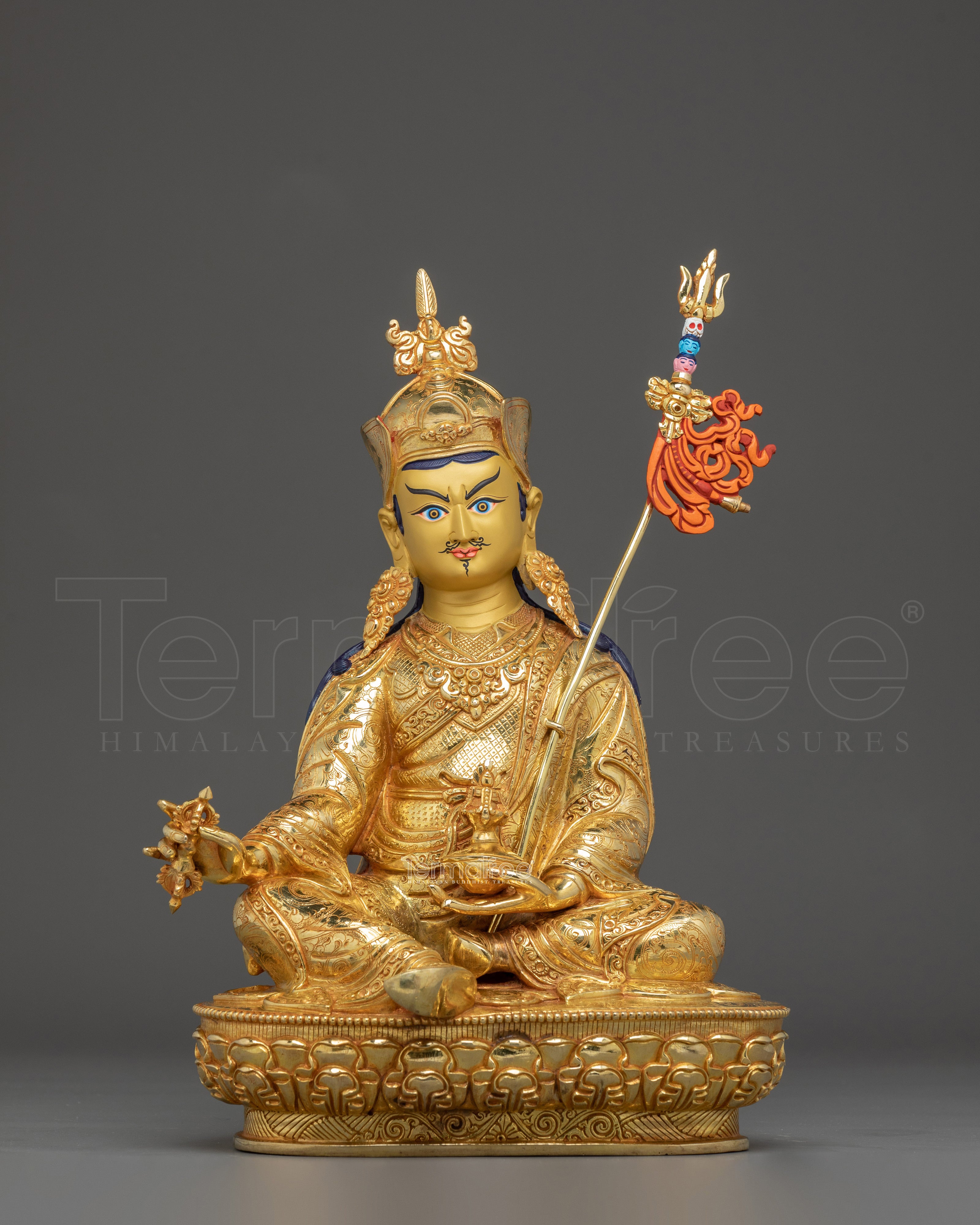 Handmade Guru Rinpoche Statue for Meditation