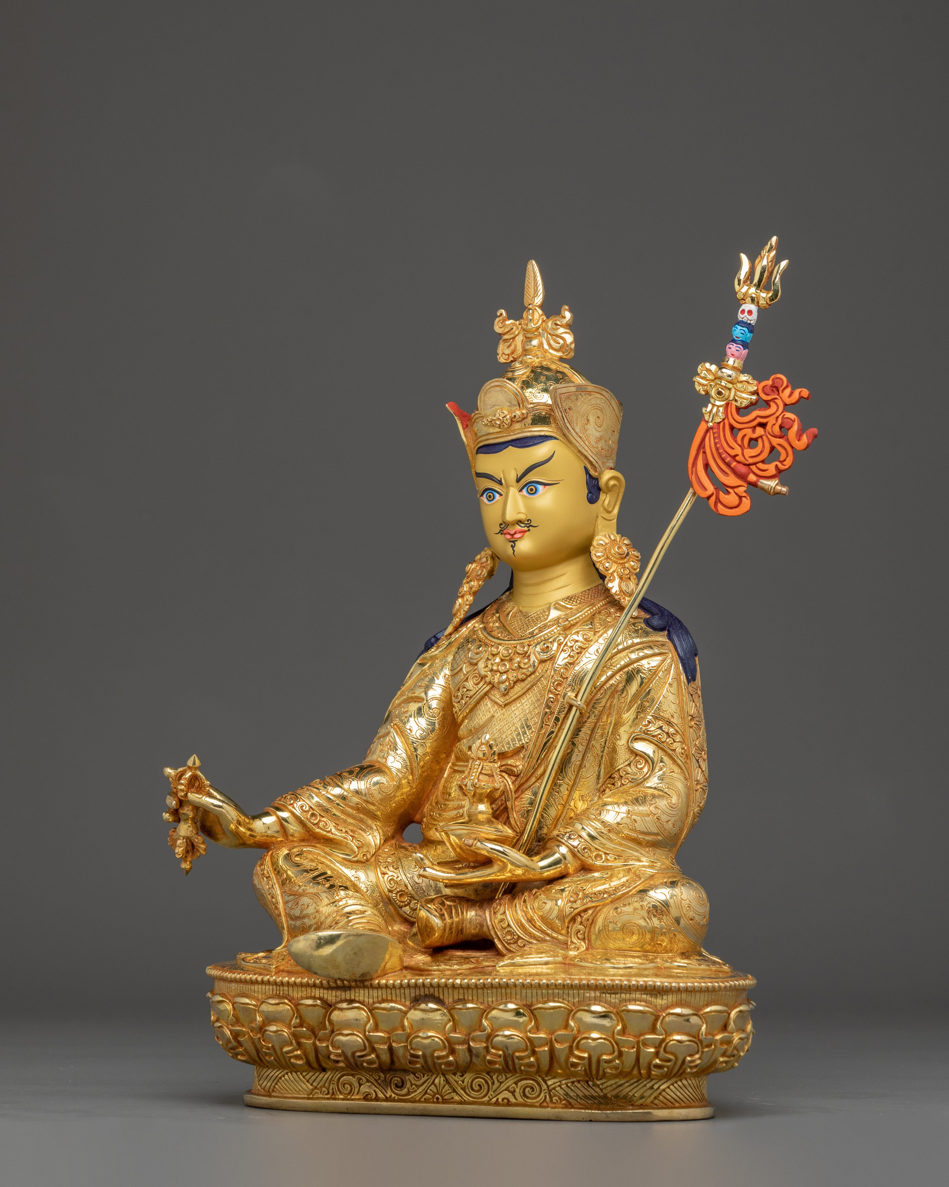 Handmade Guru Rinpoche Statue for Meditation