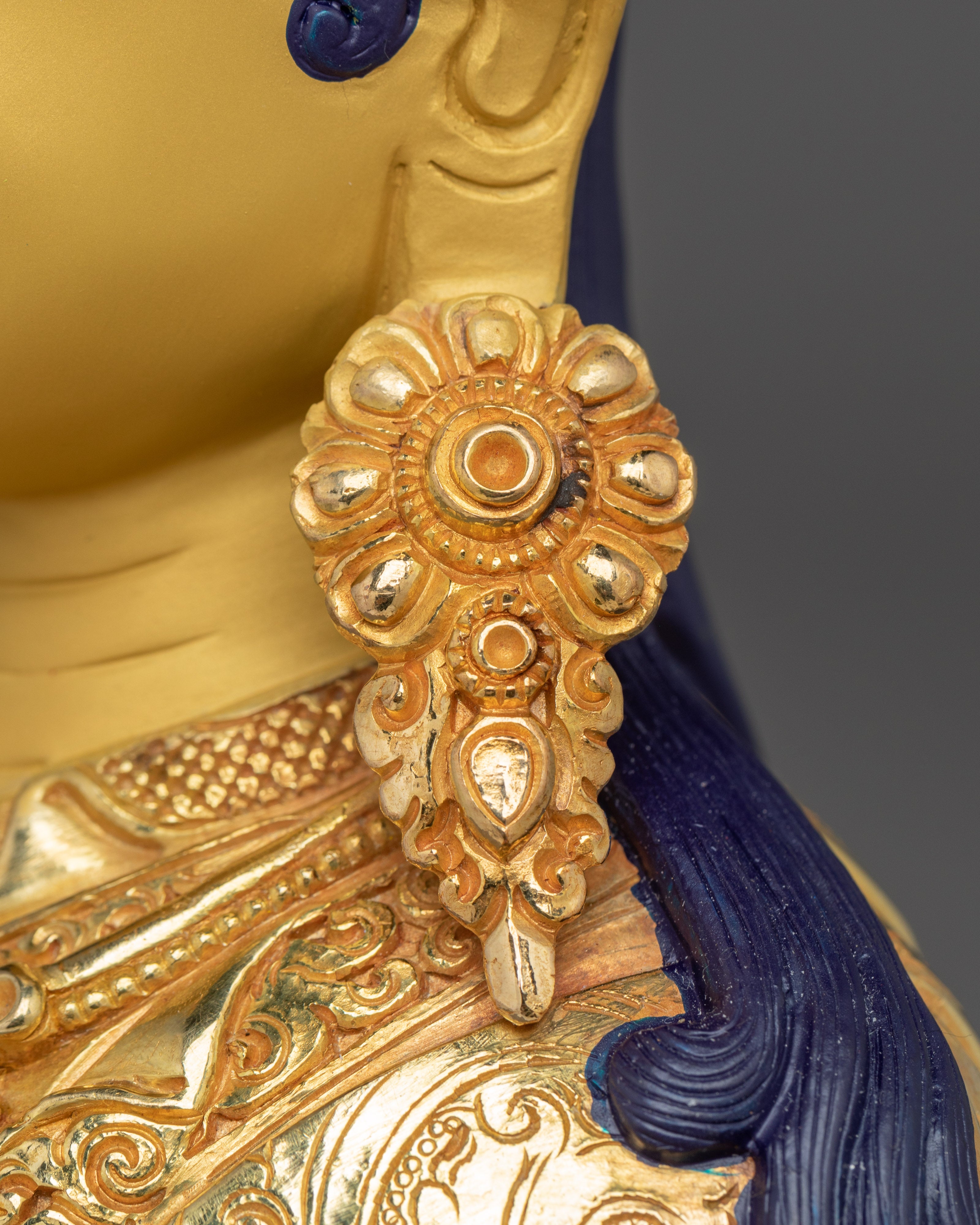 Handmade Guru Rinpoche Statue for Meditation