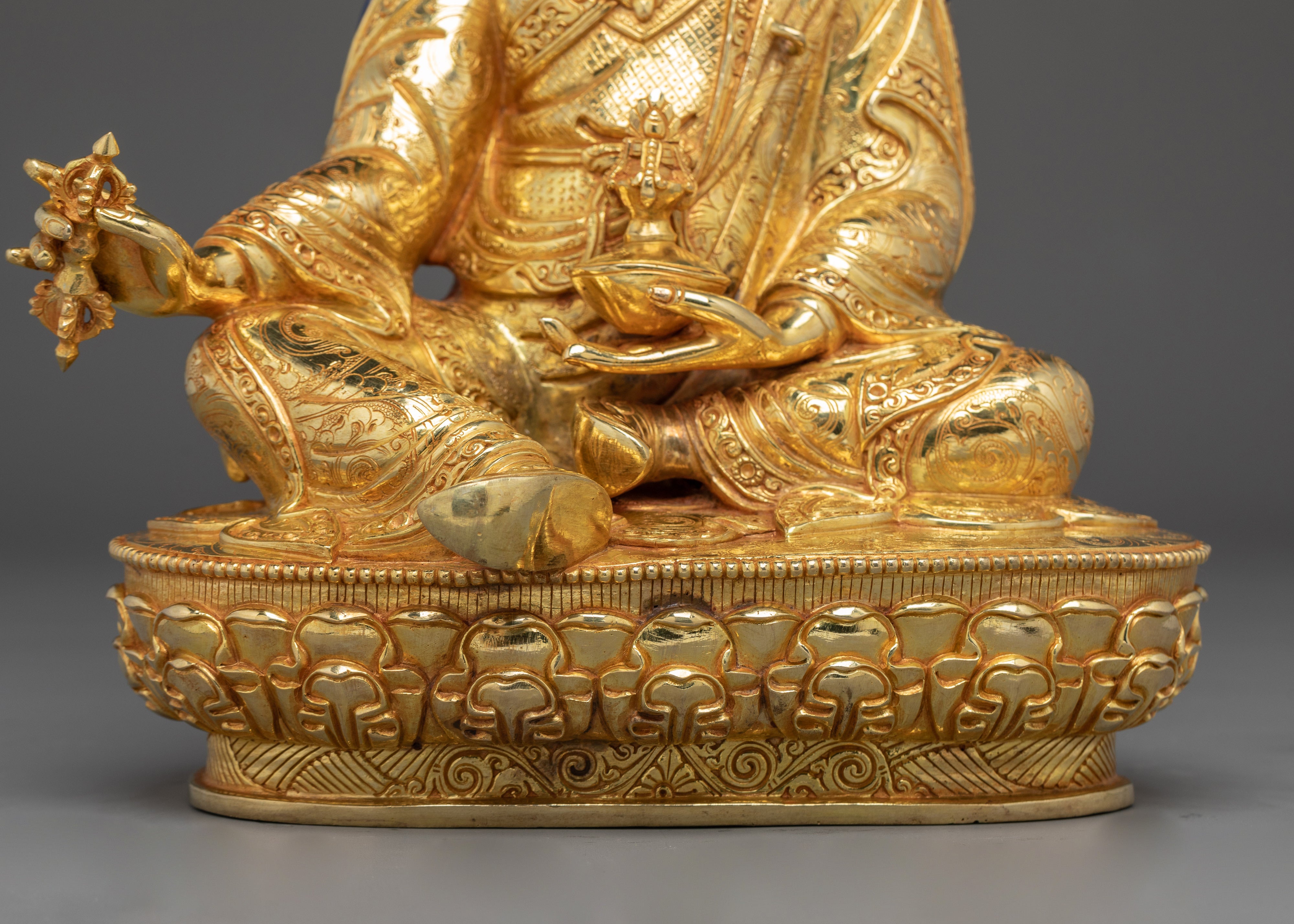 Handmade Guru Rinpoche Statue for Meditation