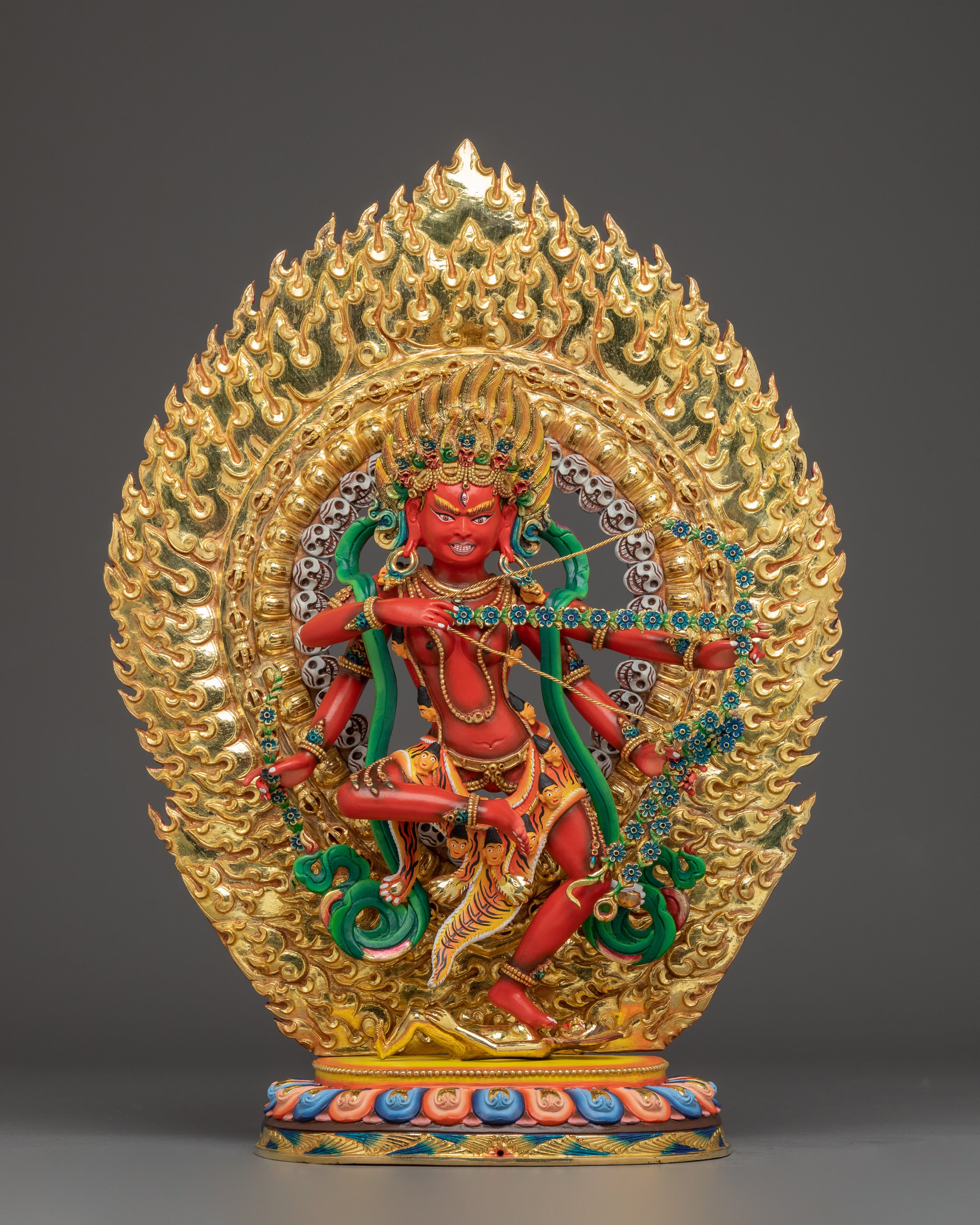 Radiant Statue of Kurukulla for Rituals and Altars 