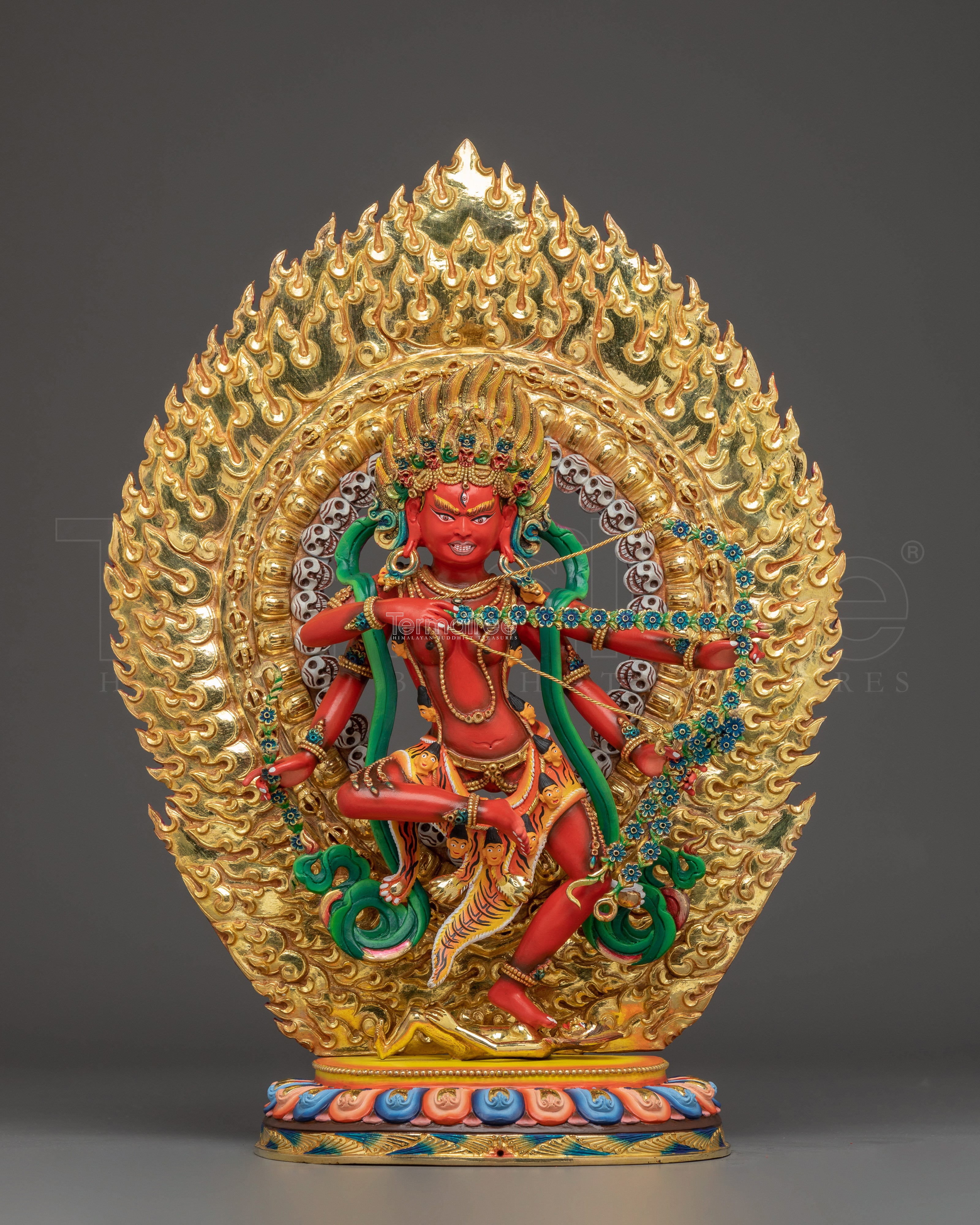 Radiant Statue of Kurukulla for Rituals and Altars