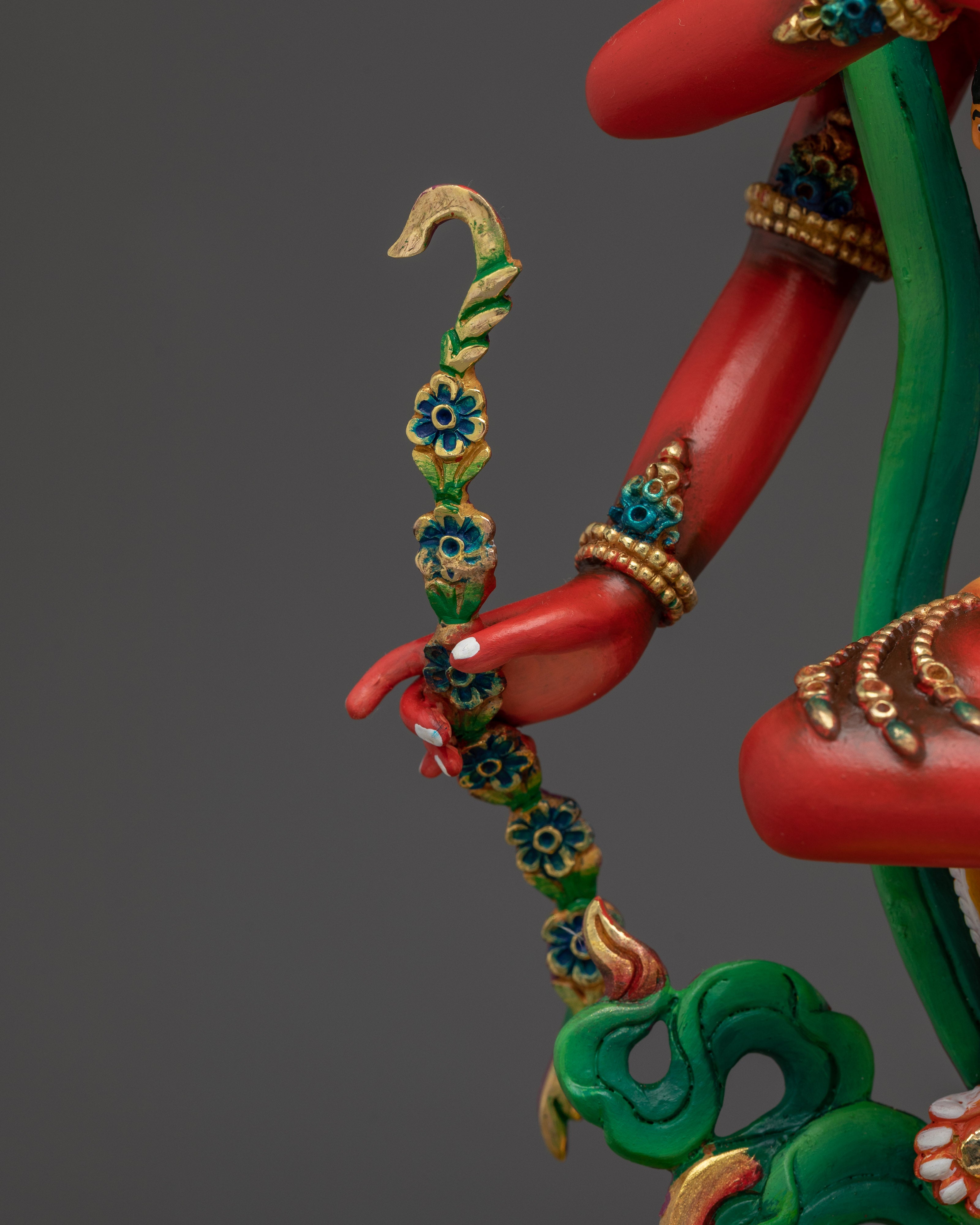 Radiant Statue of Kurukulla for Rituals and Altars