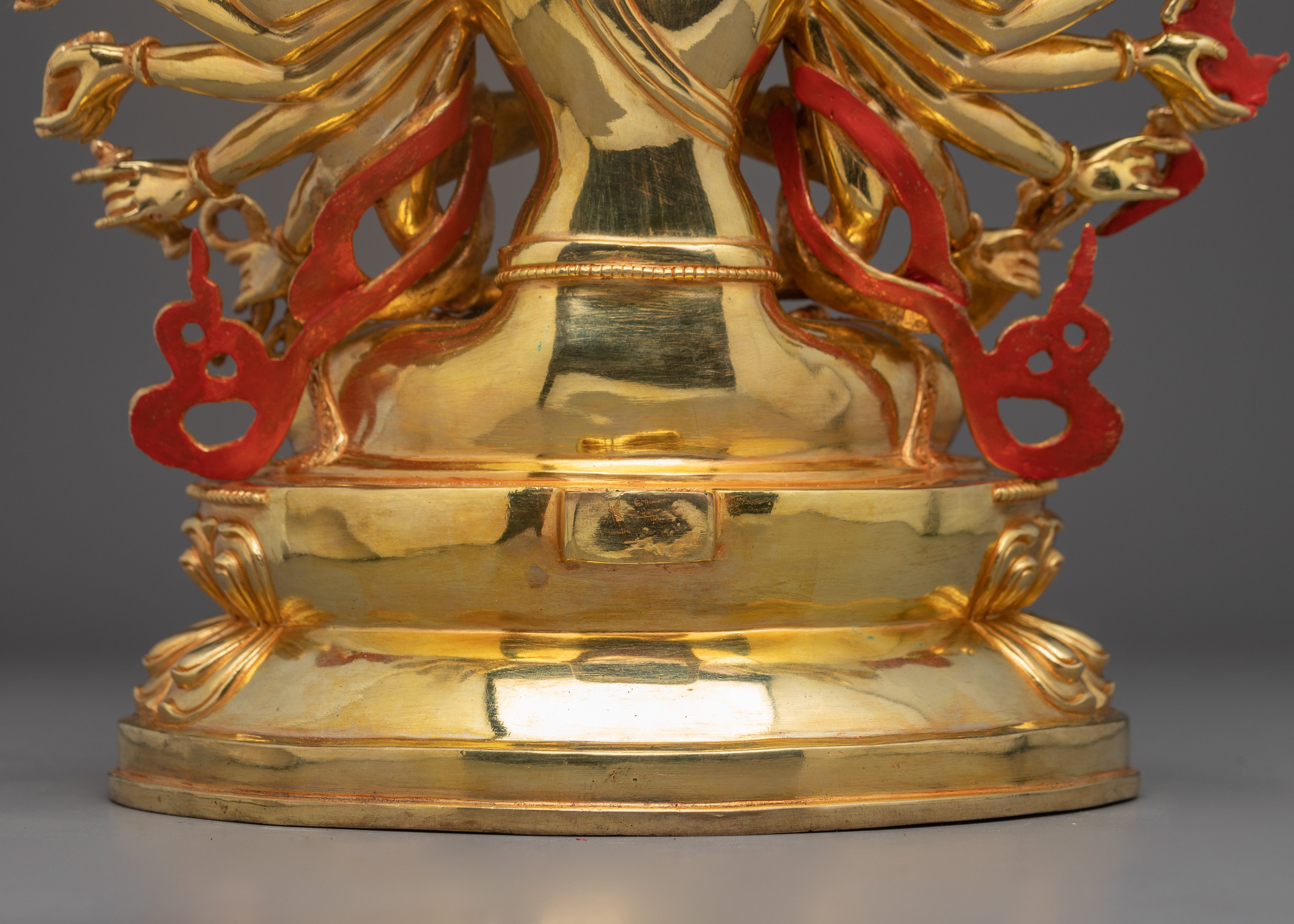Bodhisattva Cundi Art | 24K Gold Gilded Spiritual Statue