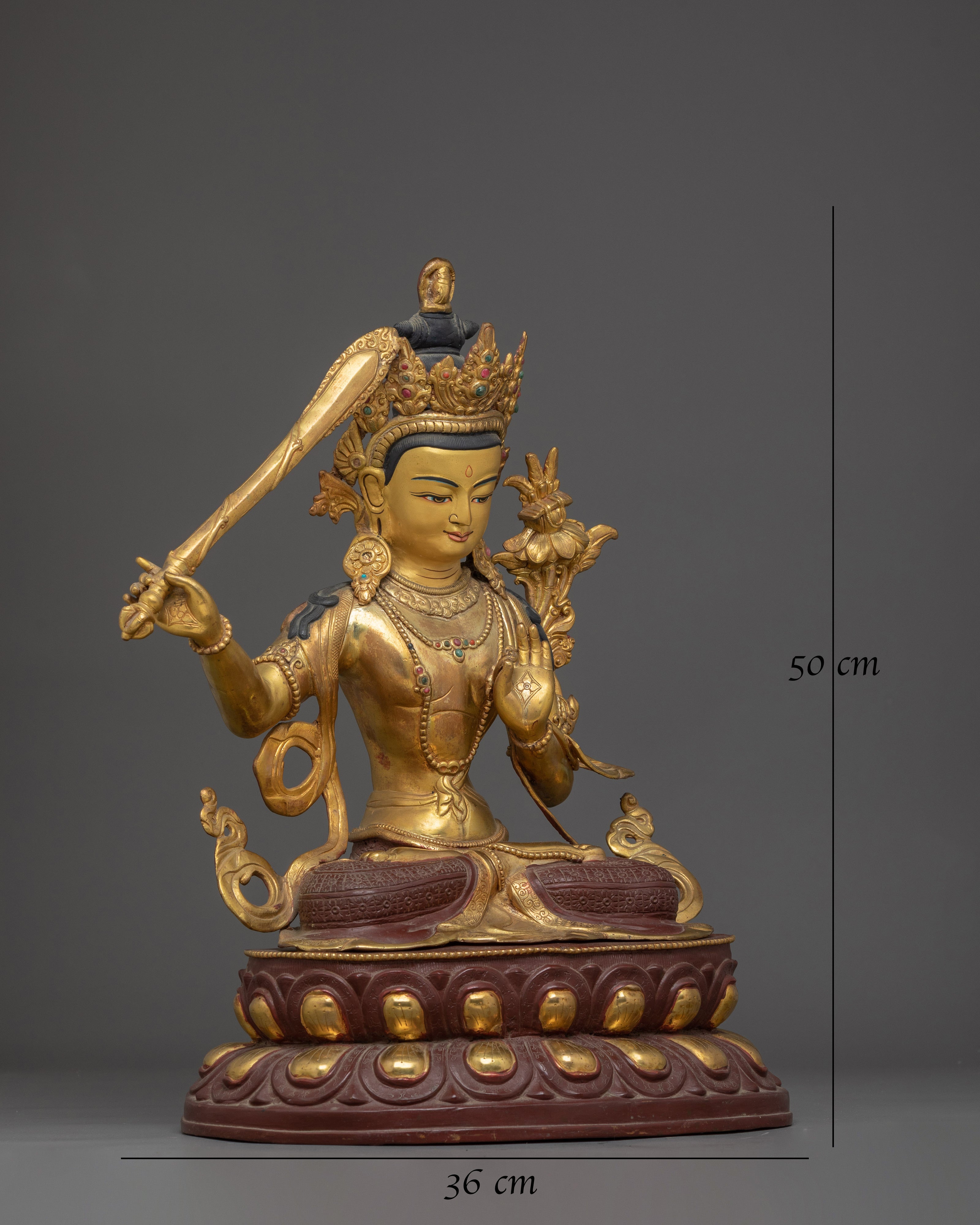 Manjushri Art: The Divine Bodhisattva of Wisdom
