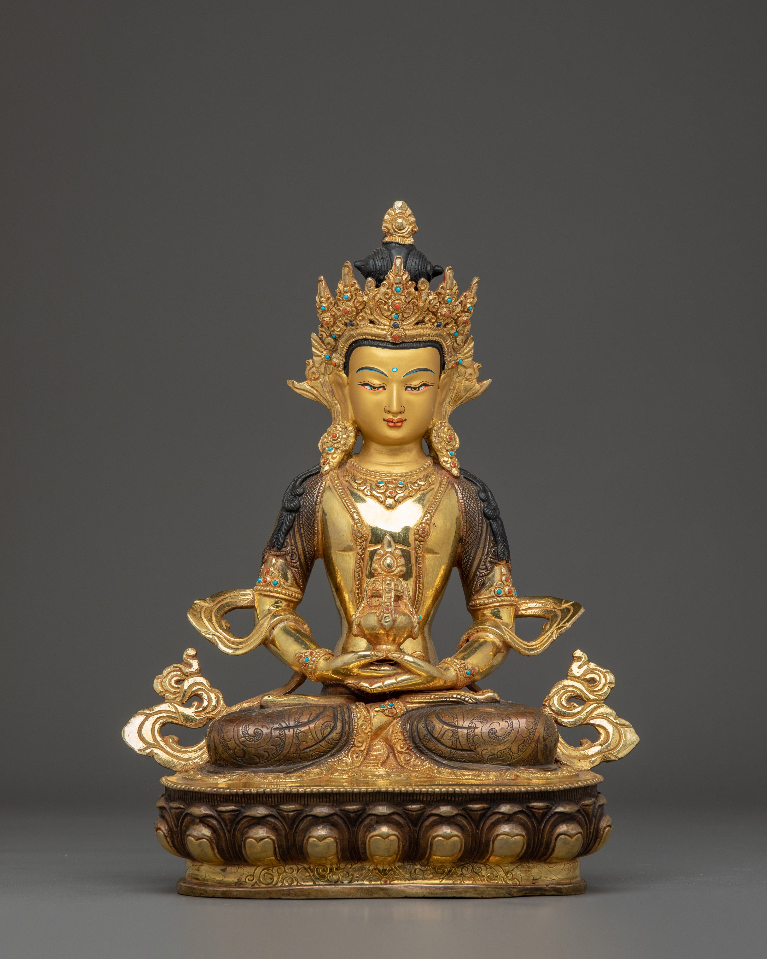 Tibetan Amitayus Art: Bodhisattva of Long-life