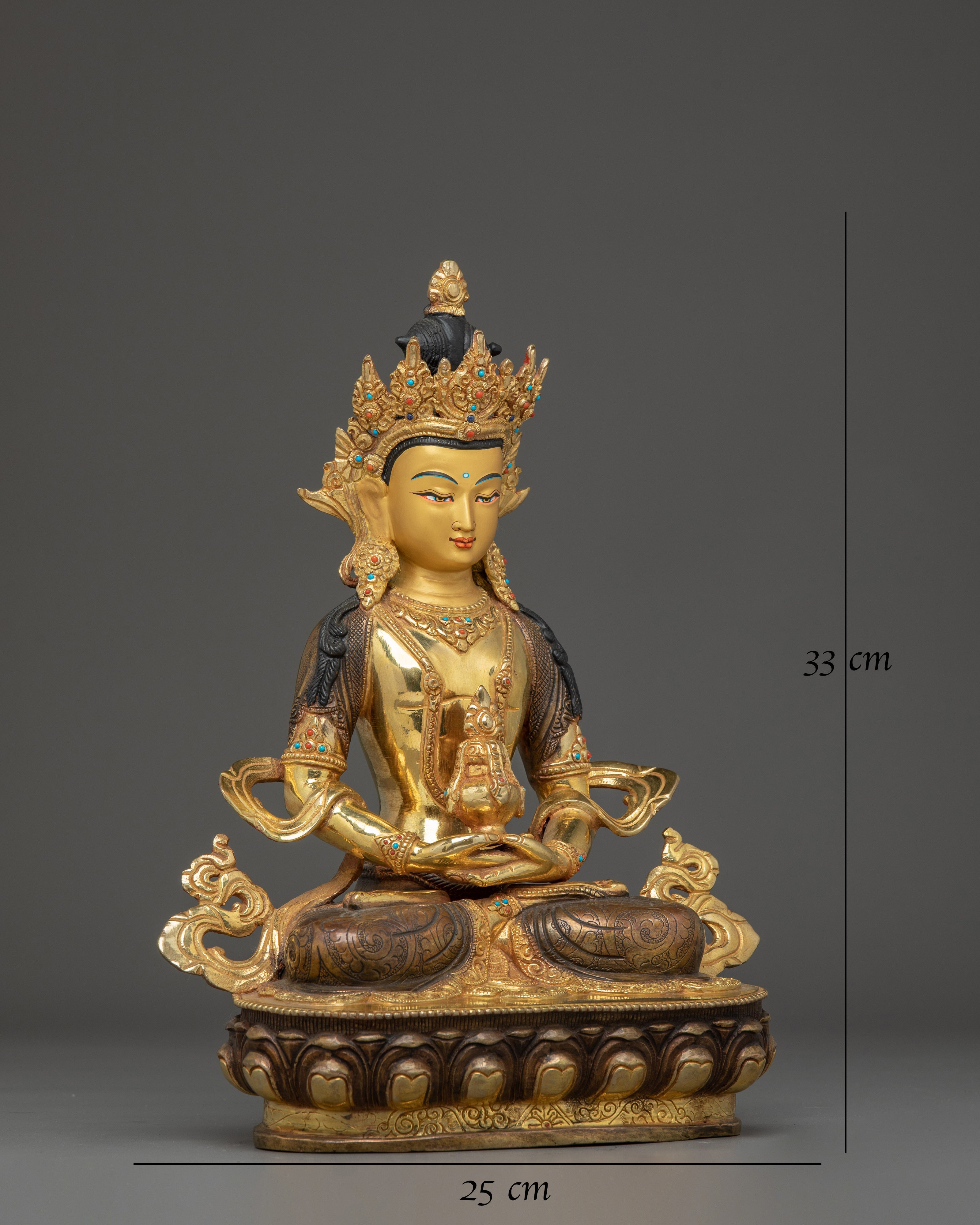 Tibetan Amitayus Art: Bodhisattva of Long-life