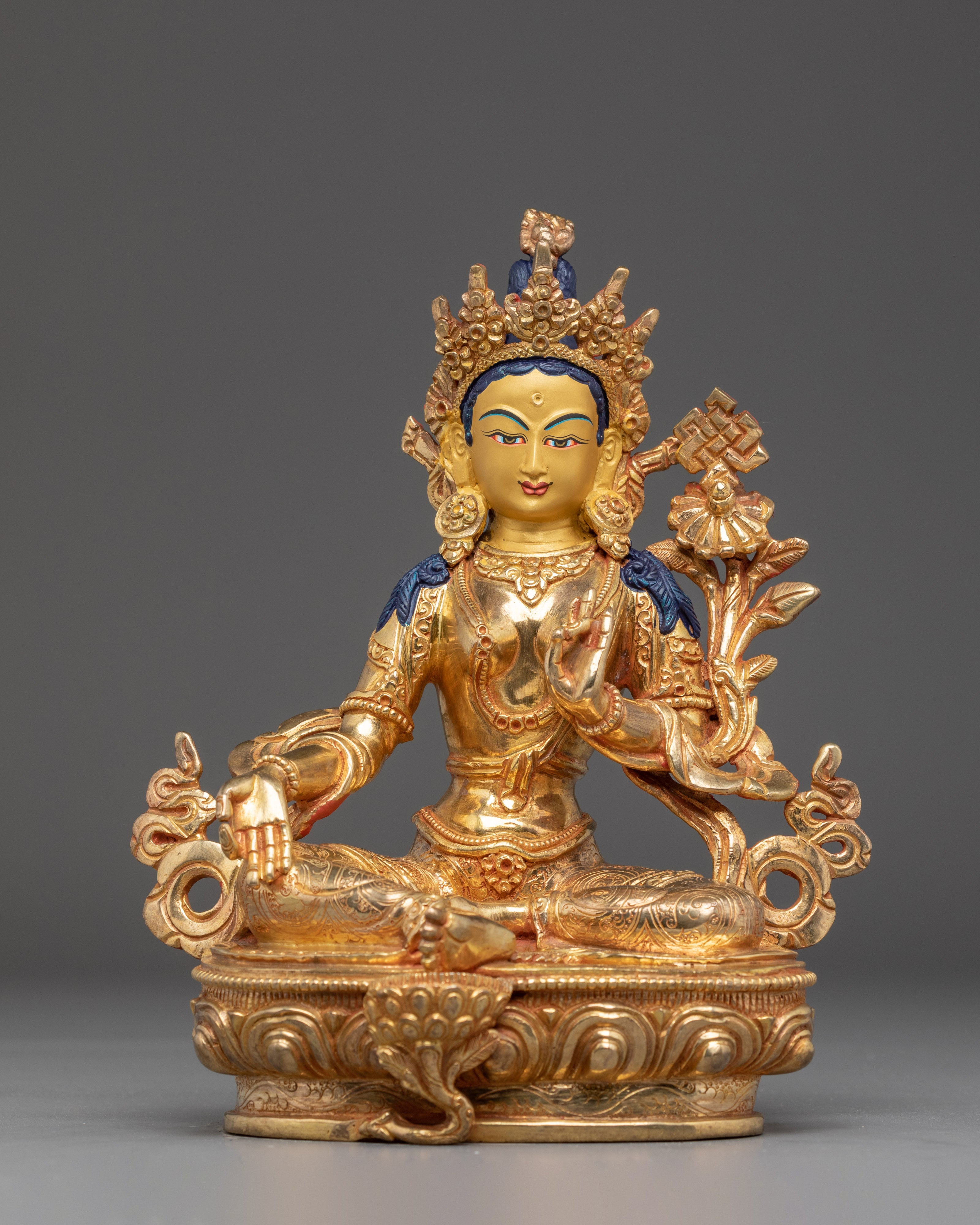 Handmade Golden 21 Tara Set | Symbol of Healing and Protection