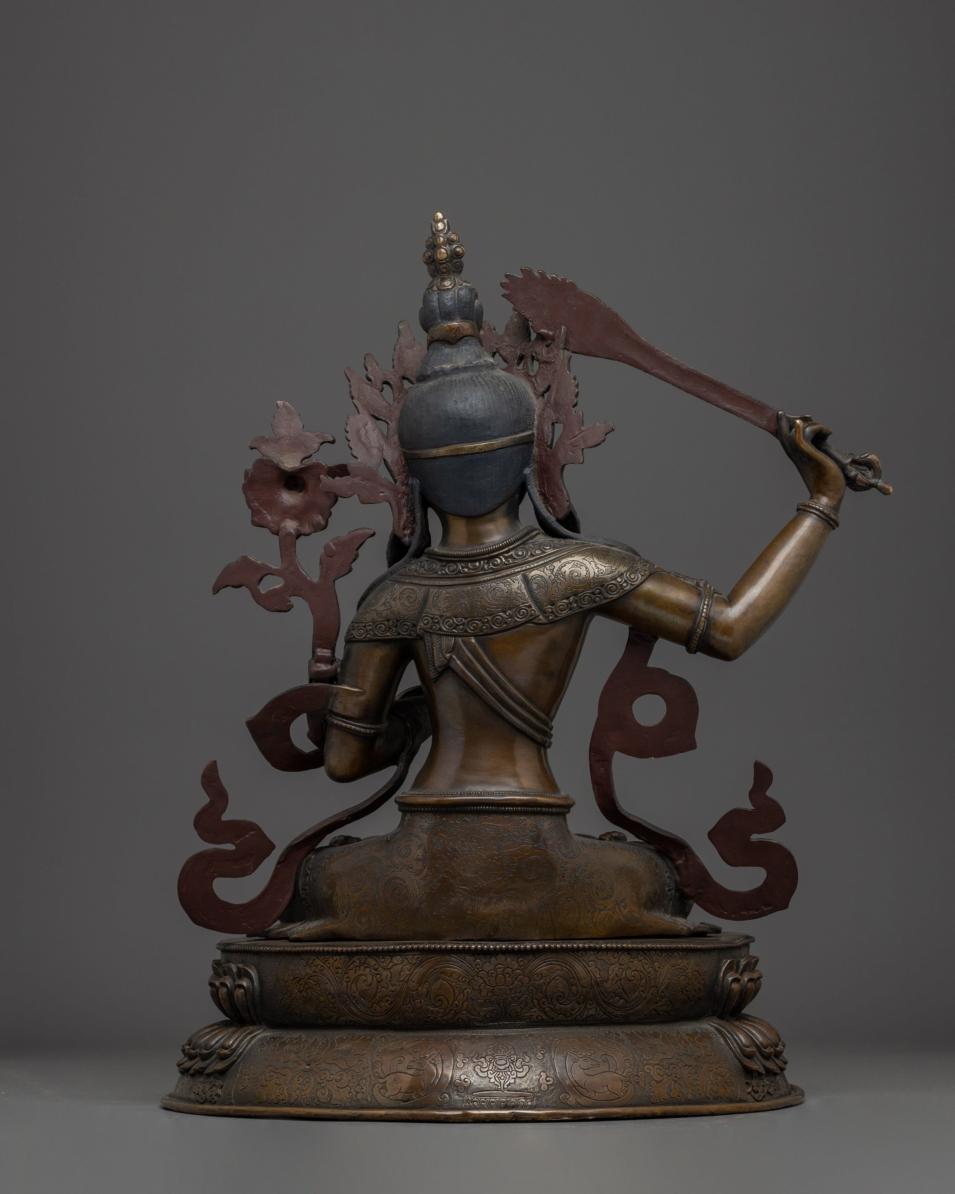 Manjushri Statue: The Wielder of the Sword of Wisdom