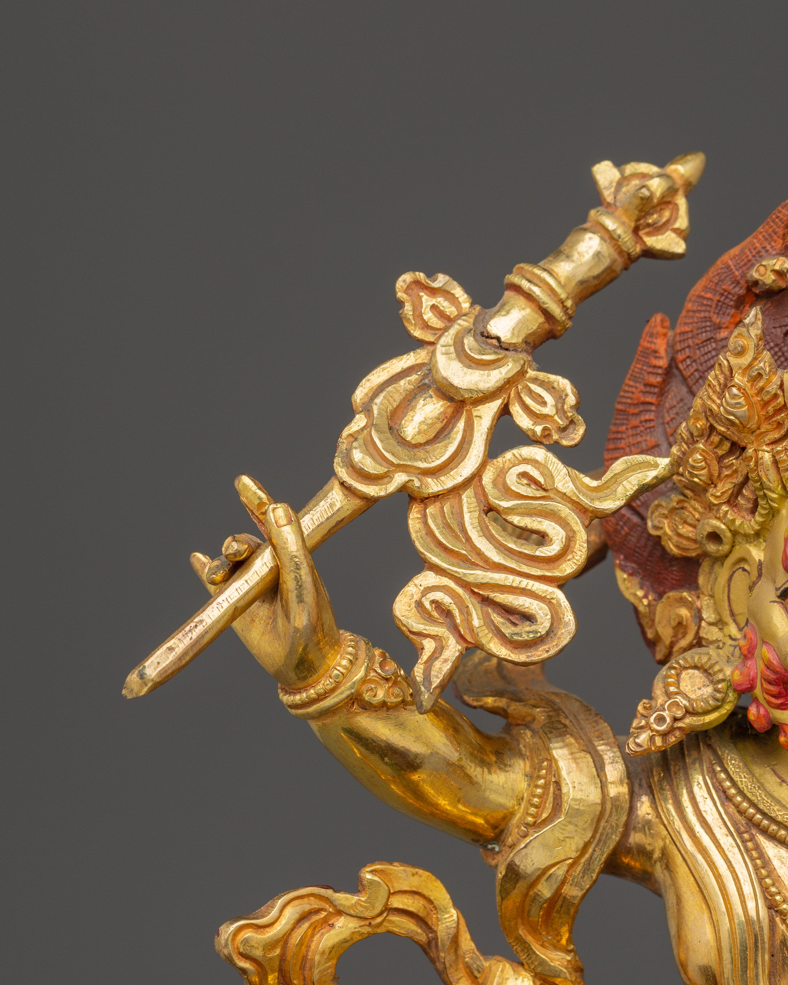 White Dzambhala Statue: The Radiant Lord of Abundance