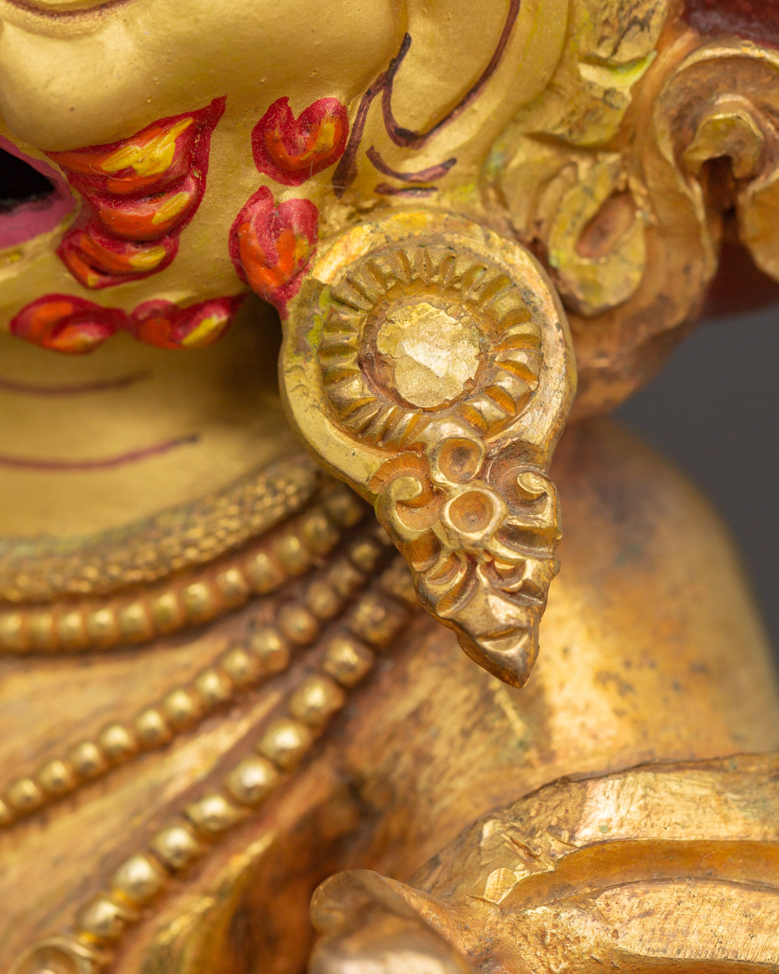 White Dzambhala Statue: The Radiant Lord of Abundance