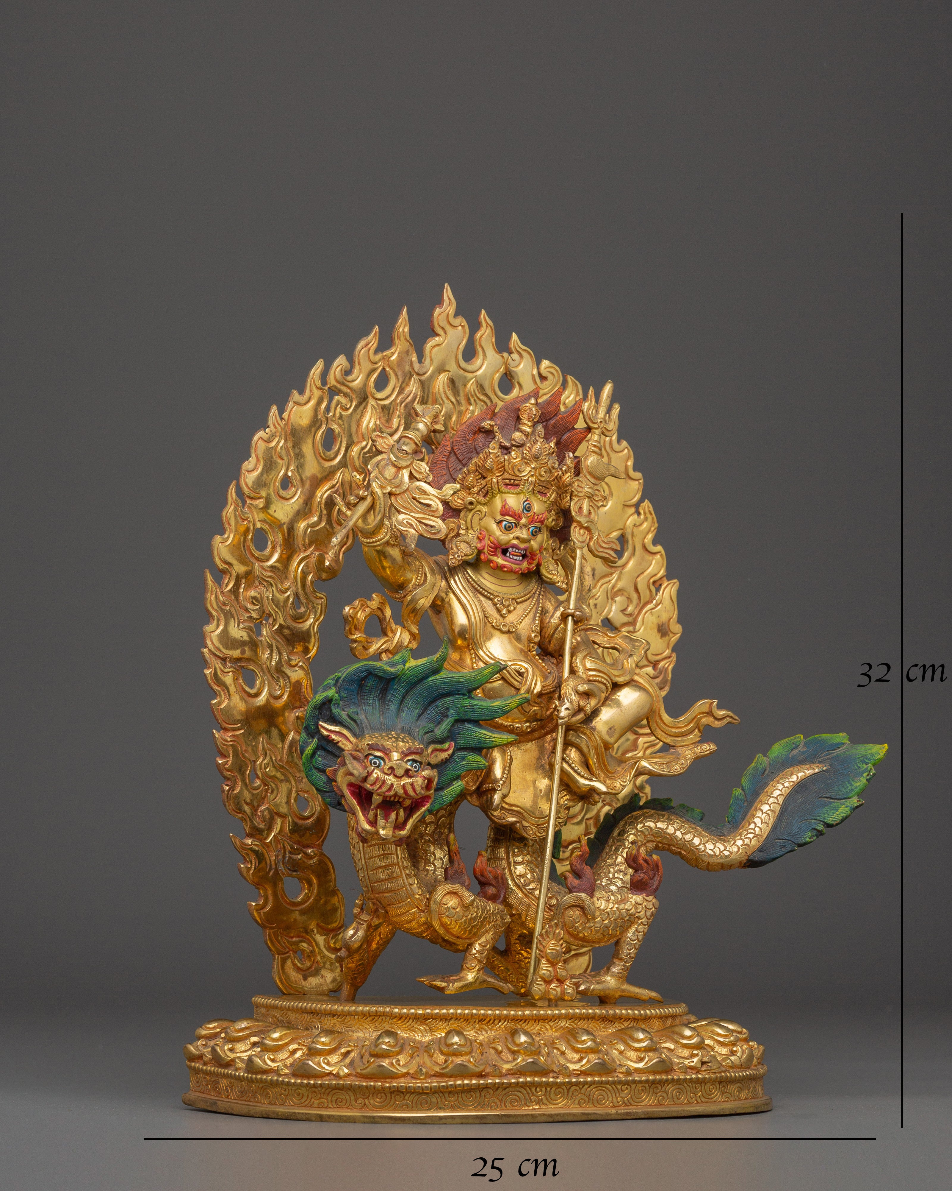 White Dzambhala Statue: The Radiant Lord of Abundance