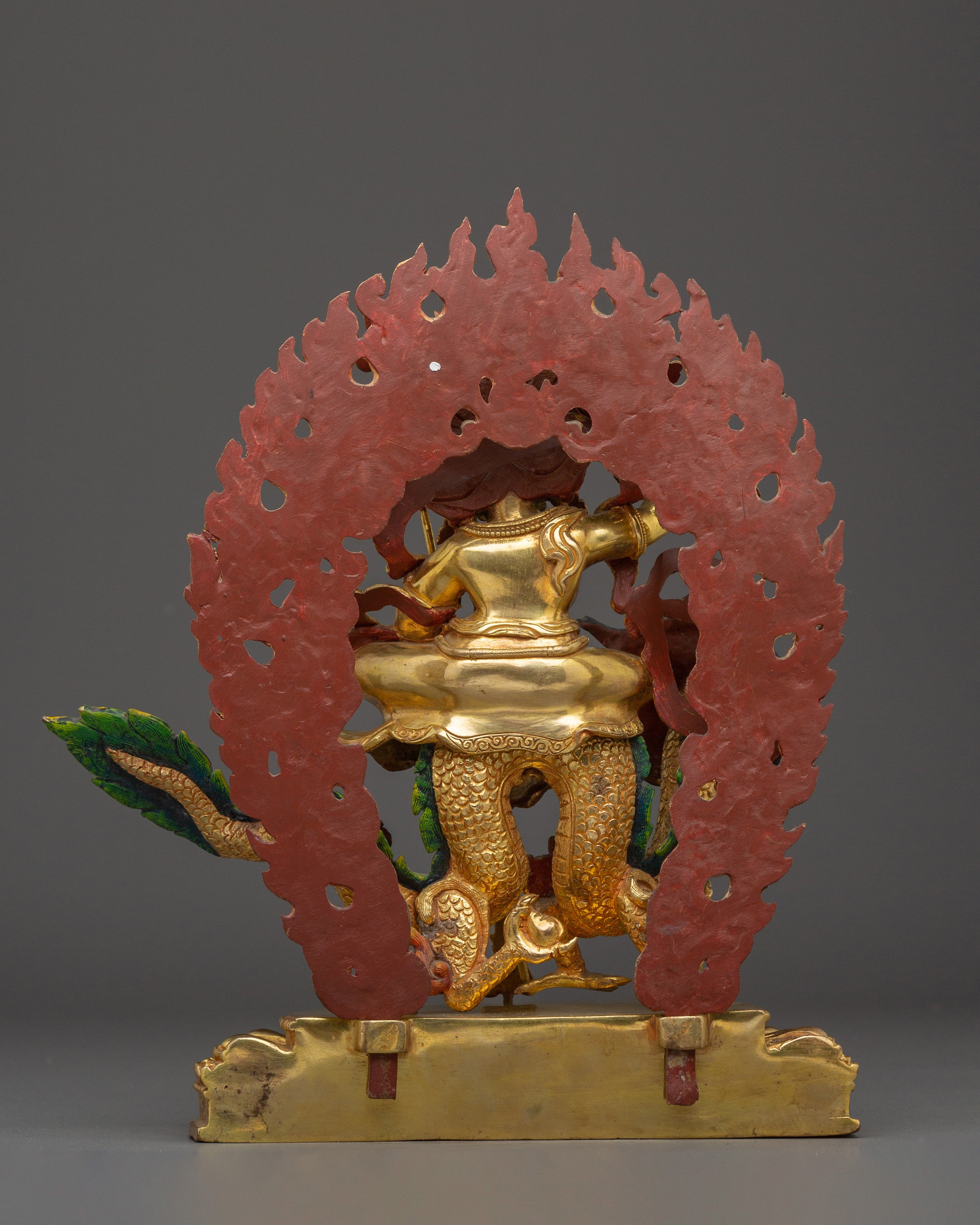 White Dzambhala Statue: The Radiant Lord of Abundance