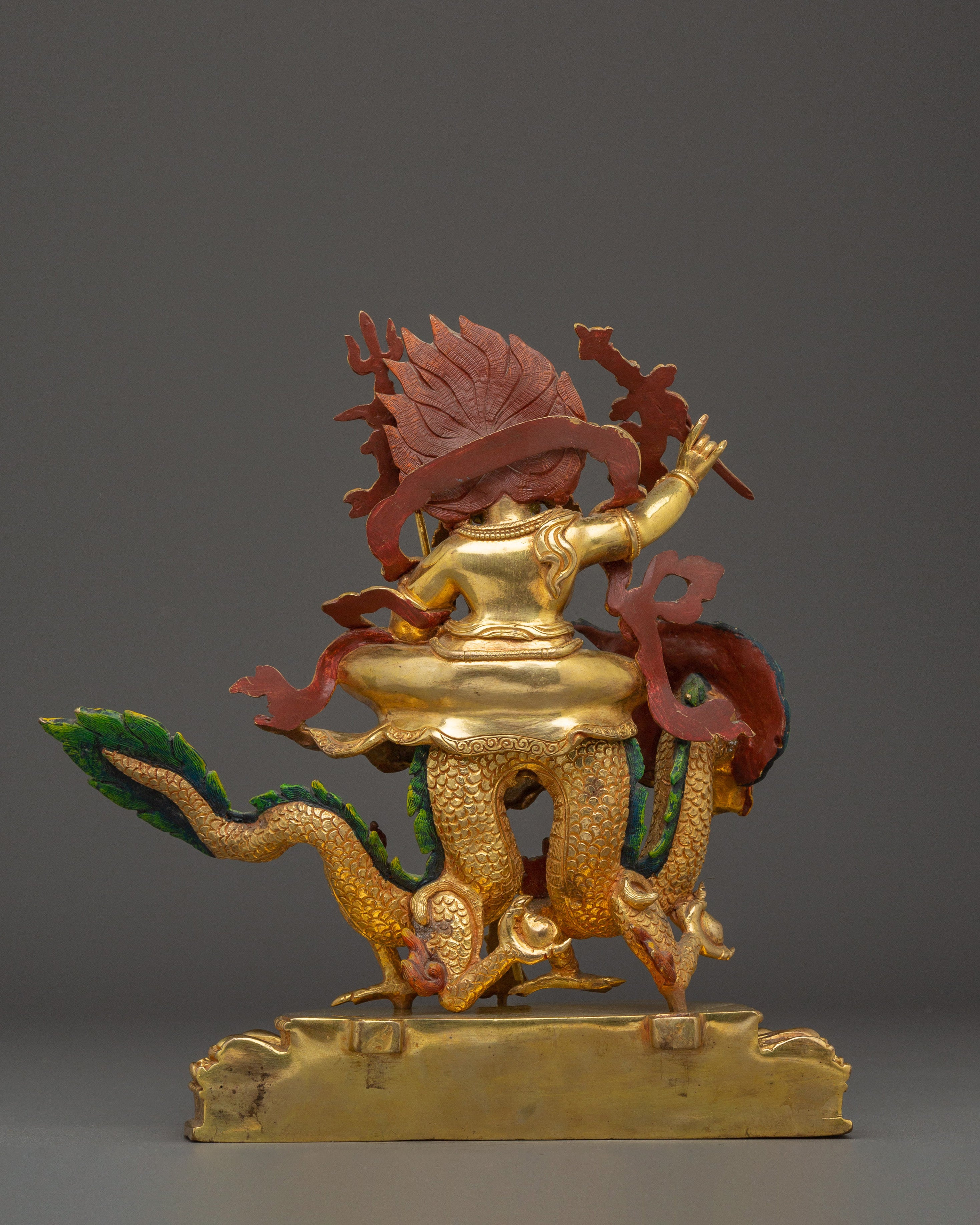 White Dzambhala Statue: The Radiant Lord of Abundance