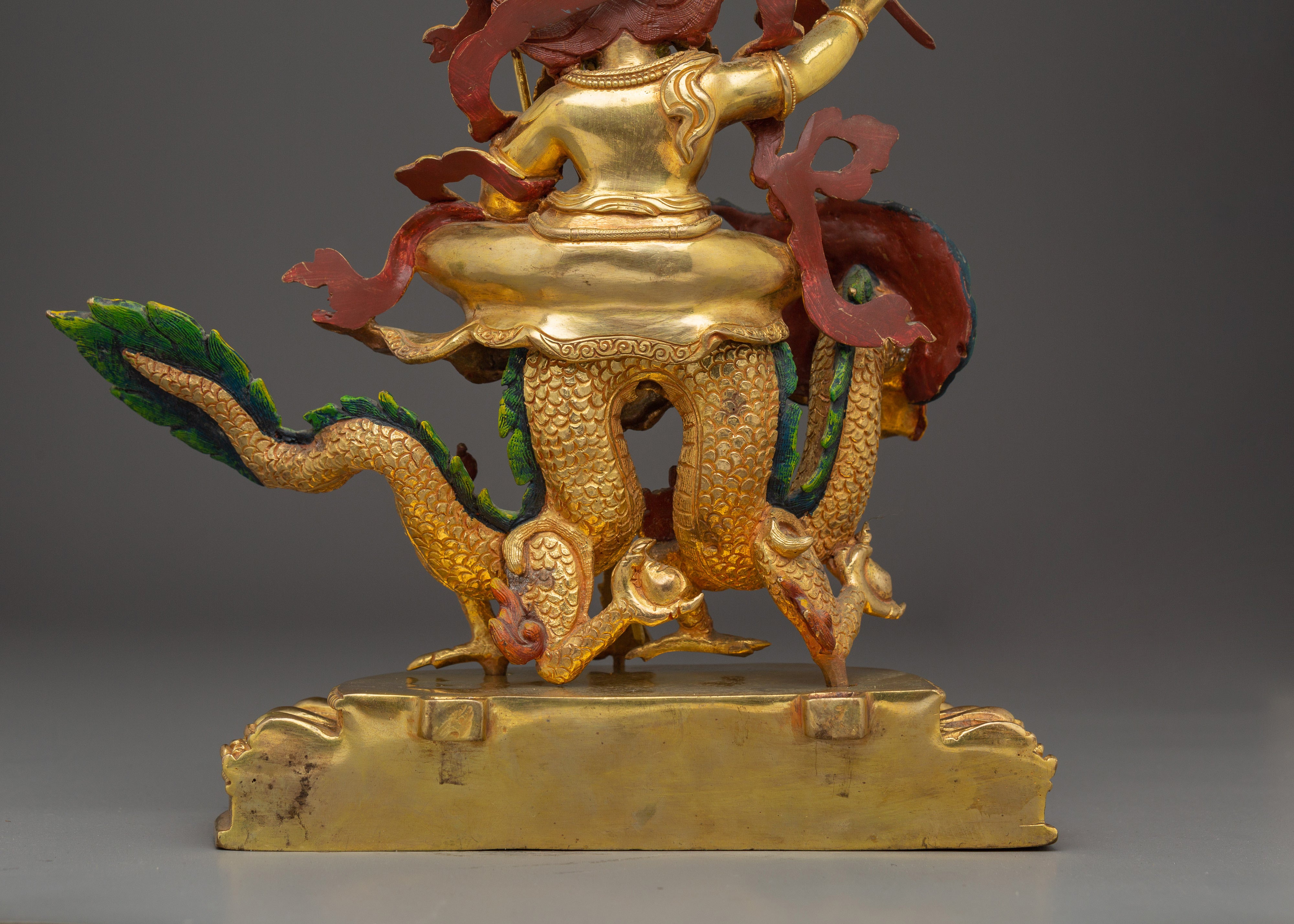 White Dzambhala Statue: The Radiant Lord of Abundance