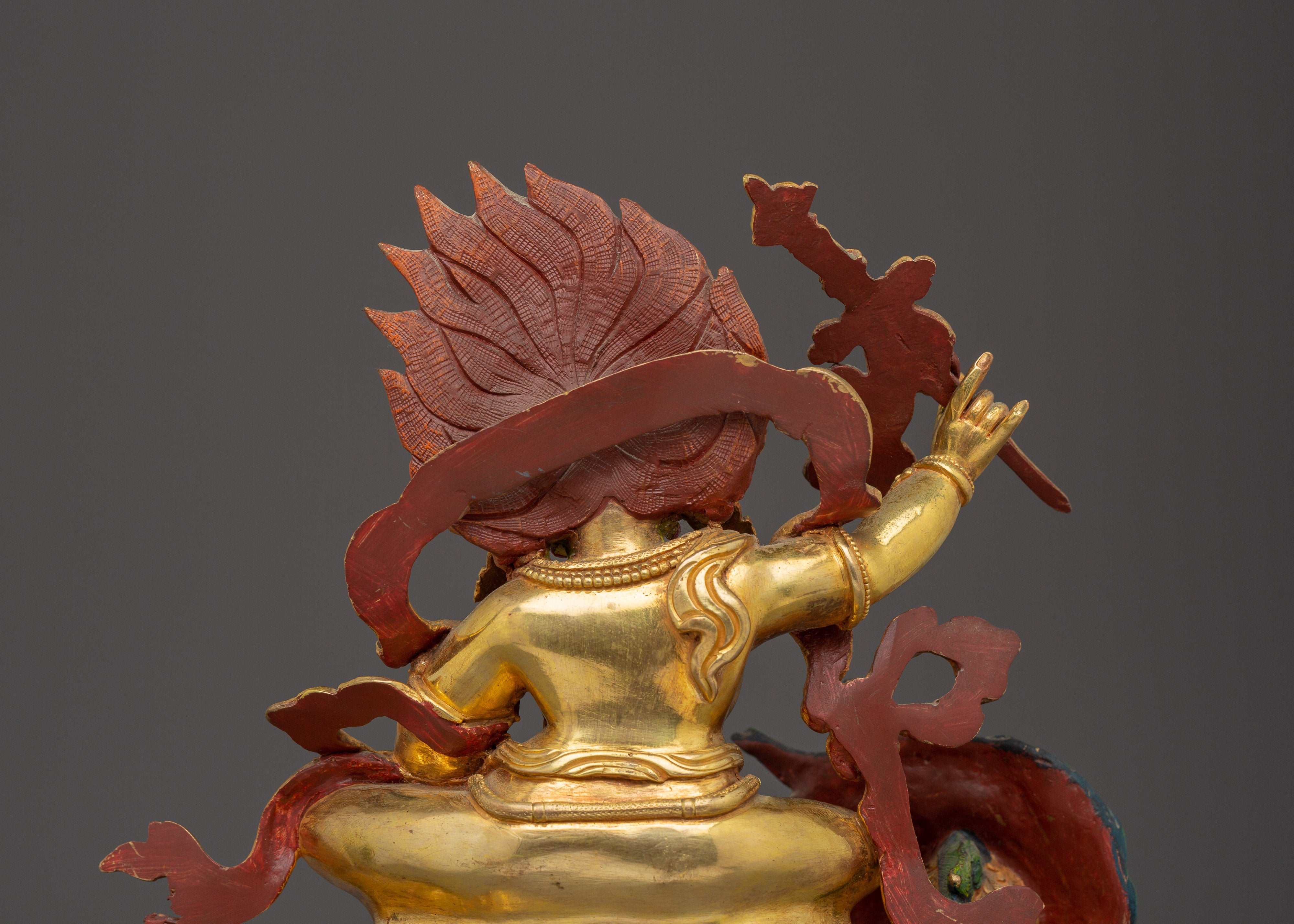 White Dzambhala Statue: The Radiant Lord of Abundance