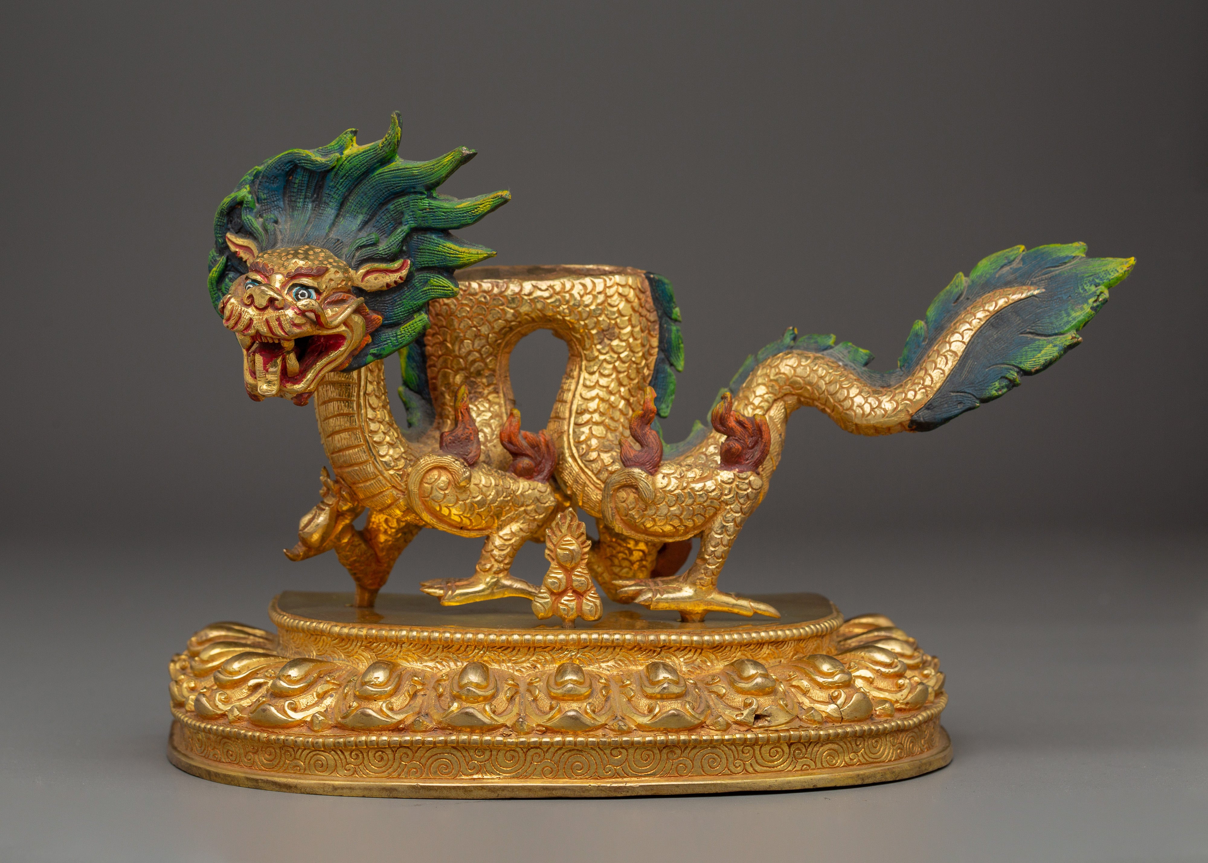 White Dzambhala Statue: The Radiant Lord of Abundance