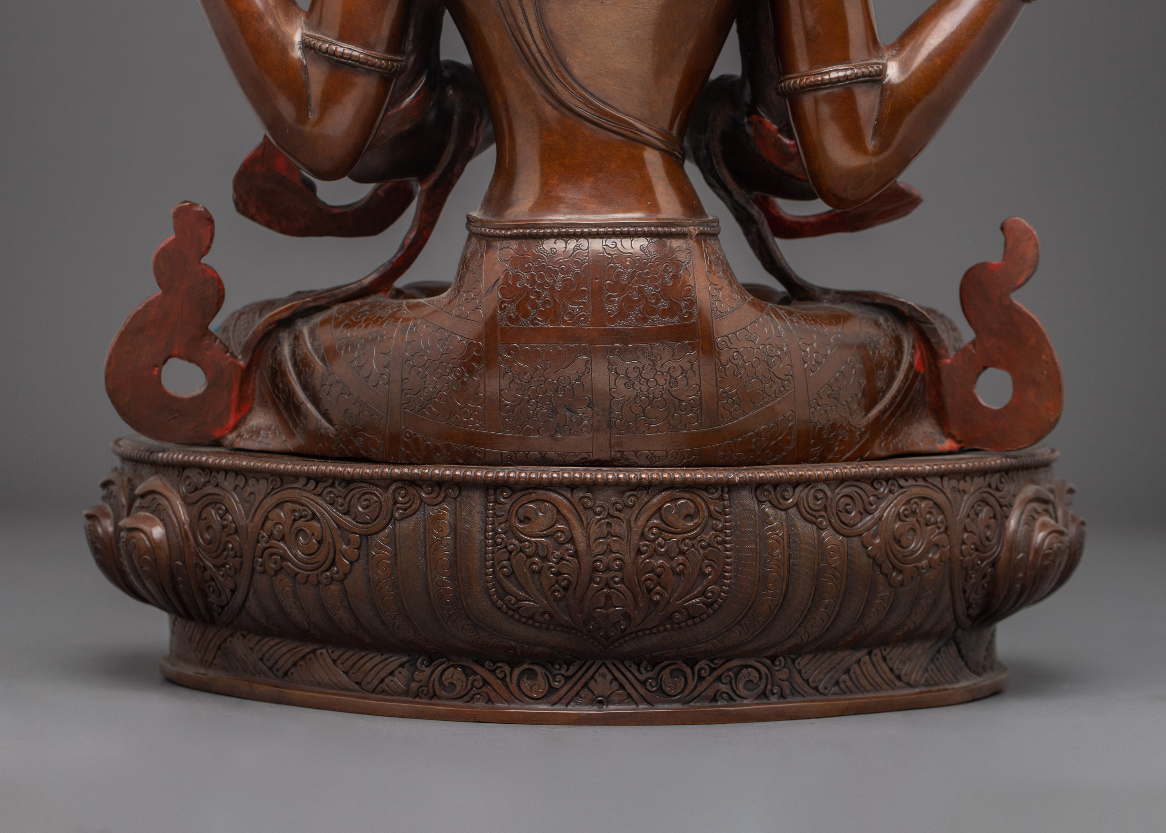 Statue of Chenrezig: Bodhisattva of Infinite Compassion