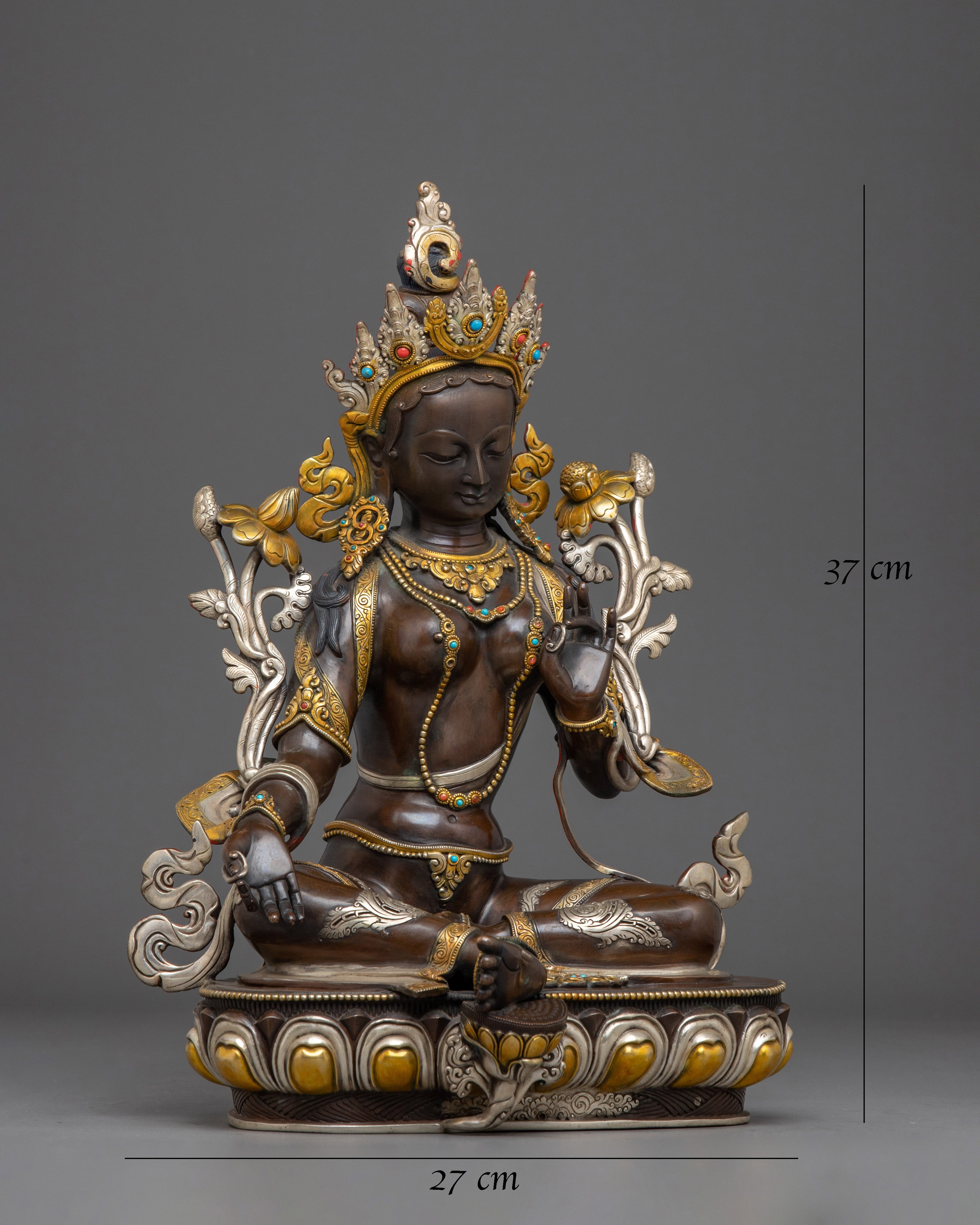 Statue of Green Tara: Mother of Liberation 