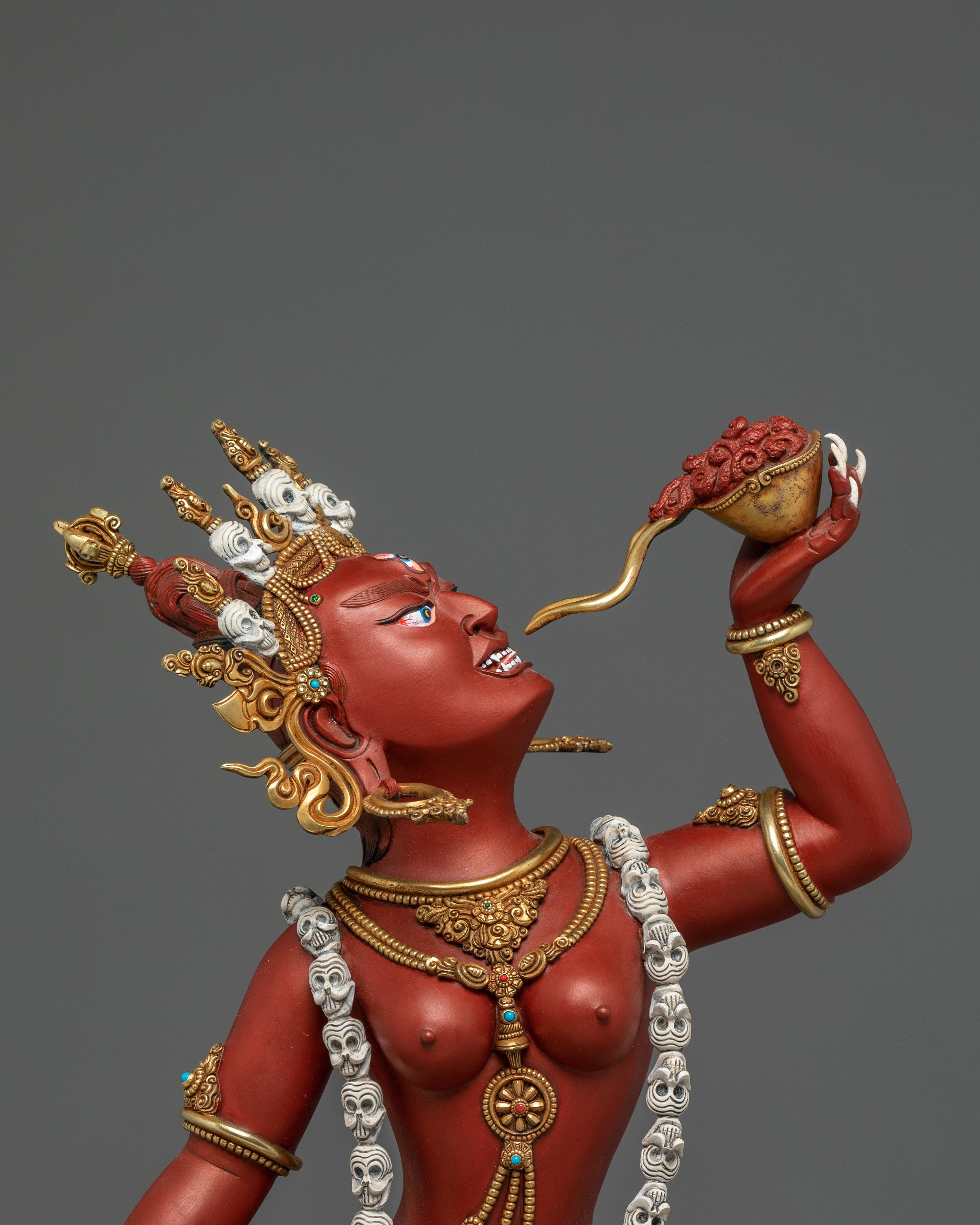 Copper Statue of Vajrayogini: The Queen Dakini