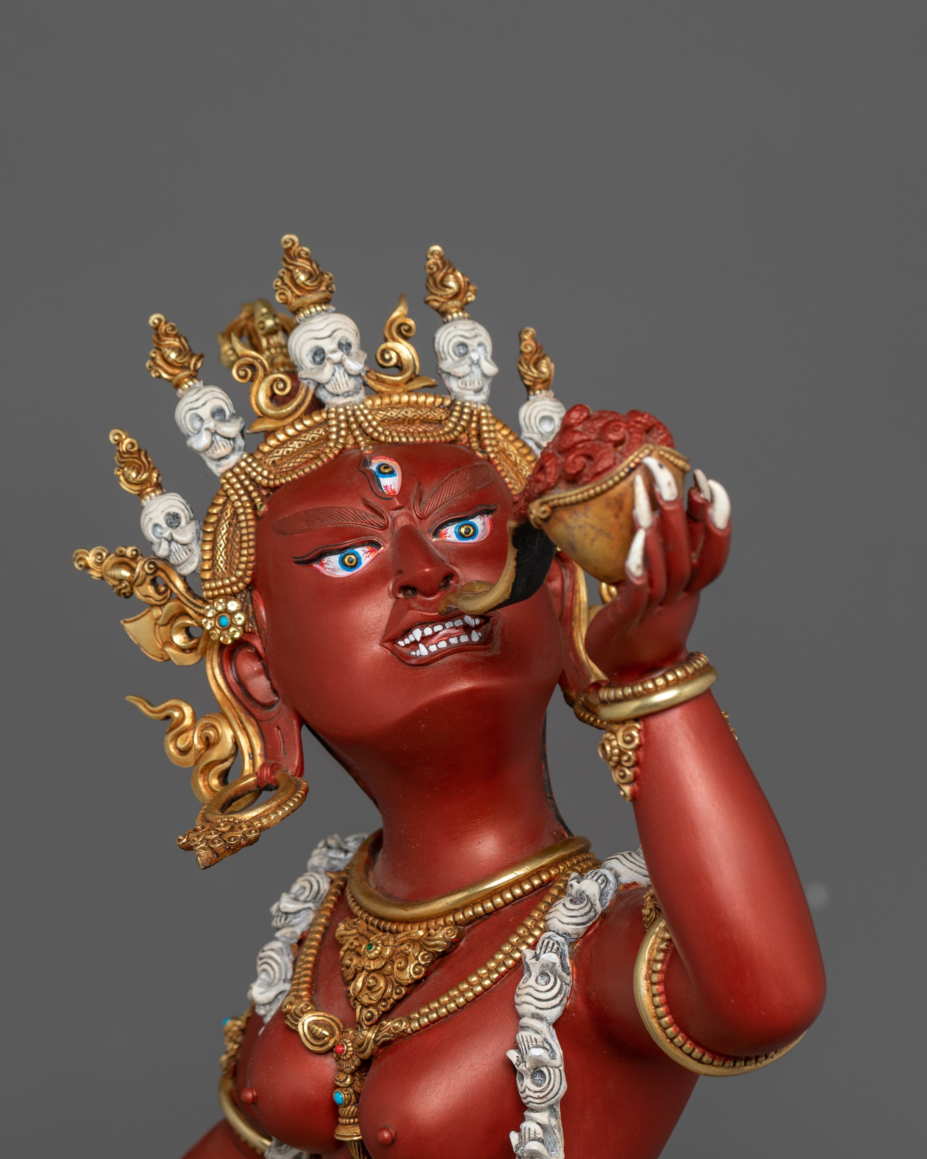 Copper Statue of Vajrayogini: The Queen Dakini