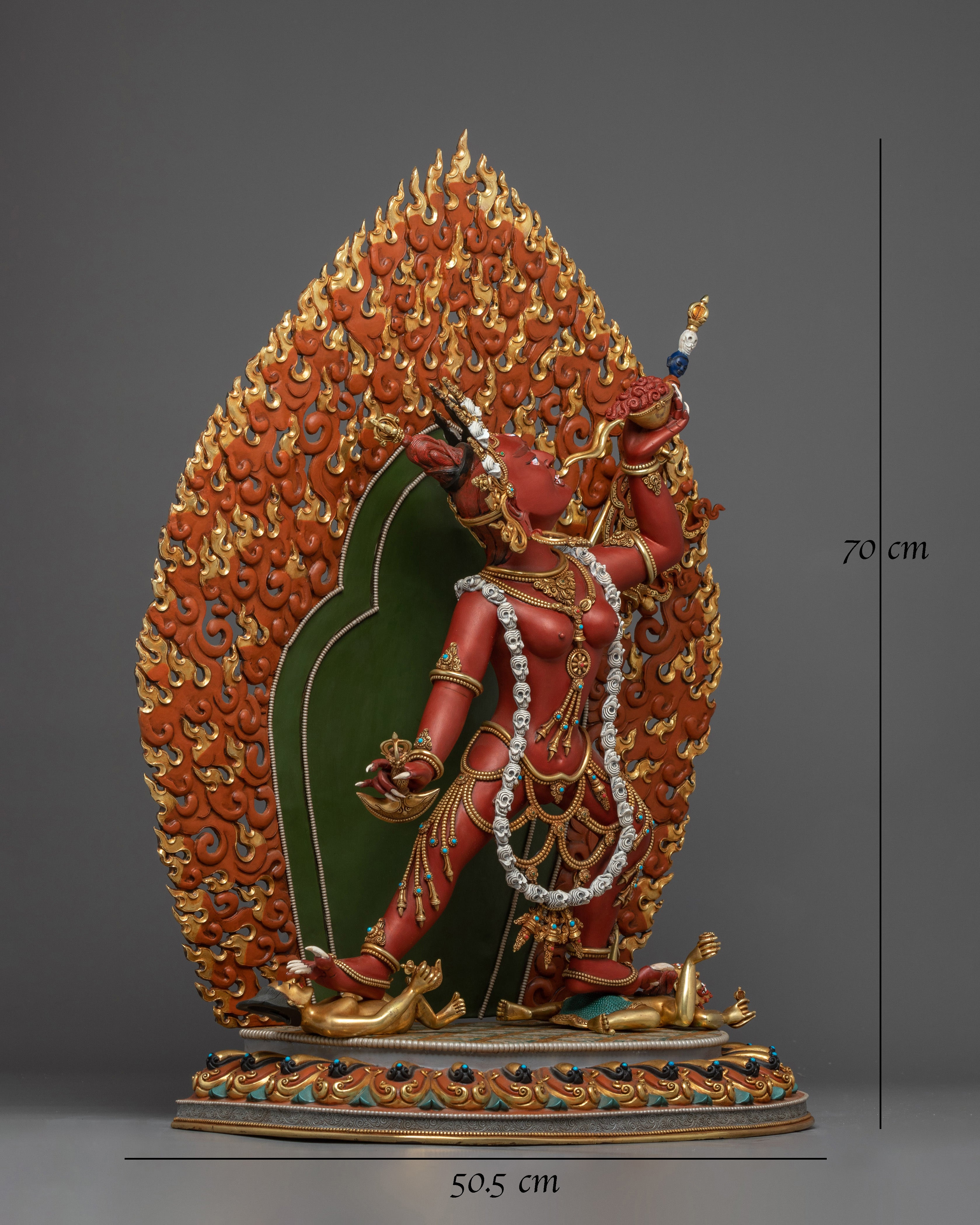 Copper Statue of Vajrayogini: The Queen Dakini 