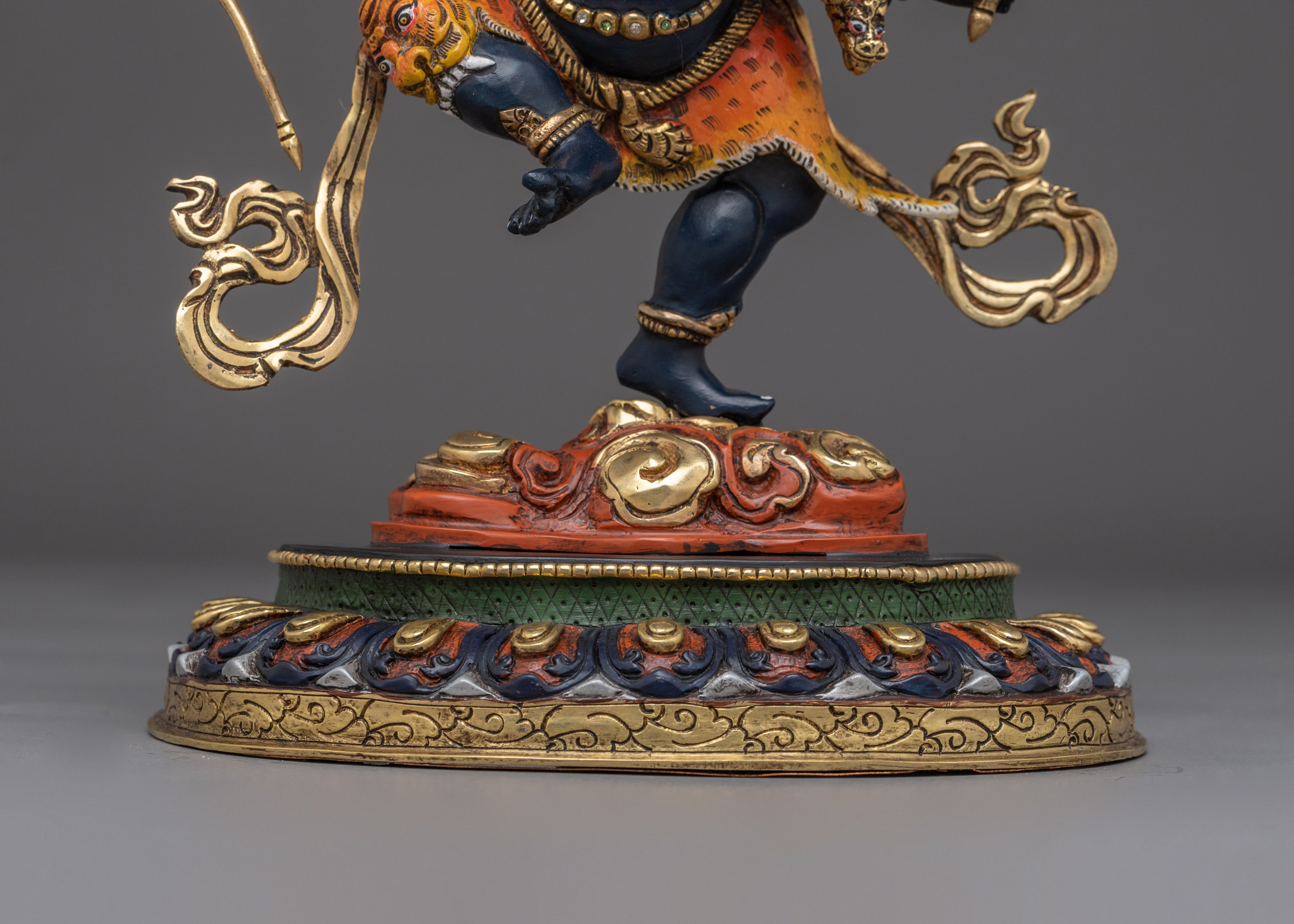 Dharma Protecor Deity Uchusma Statue | Traditional Artwork