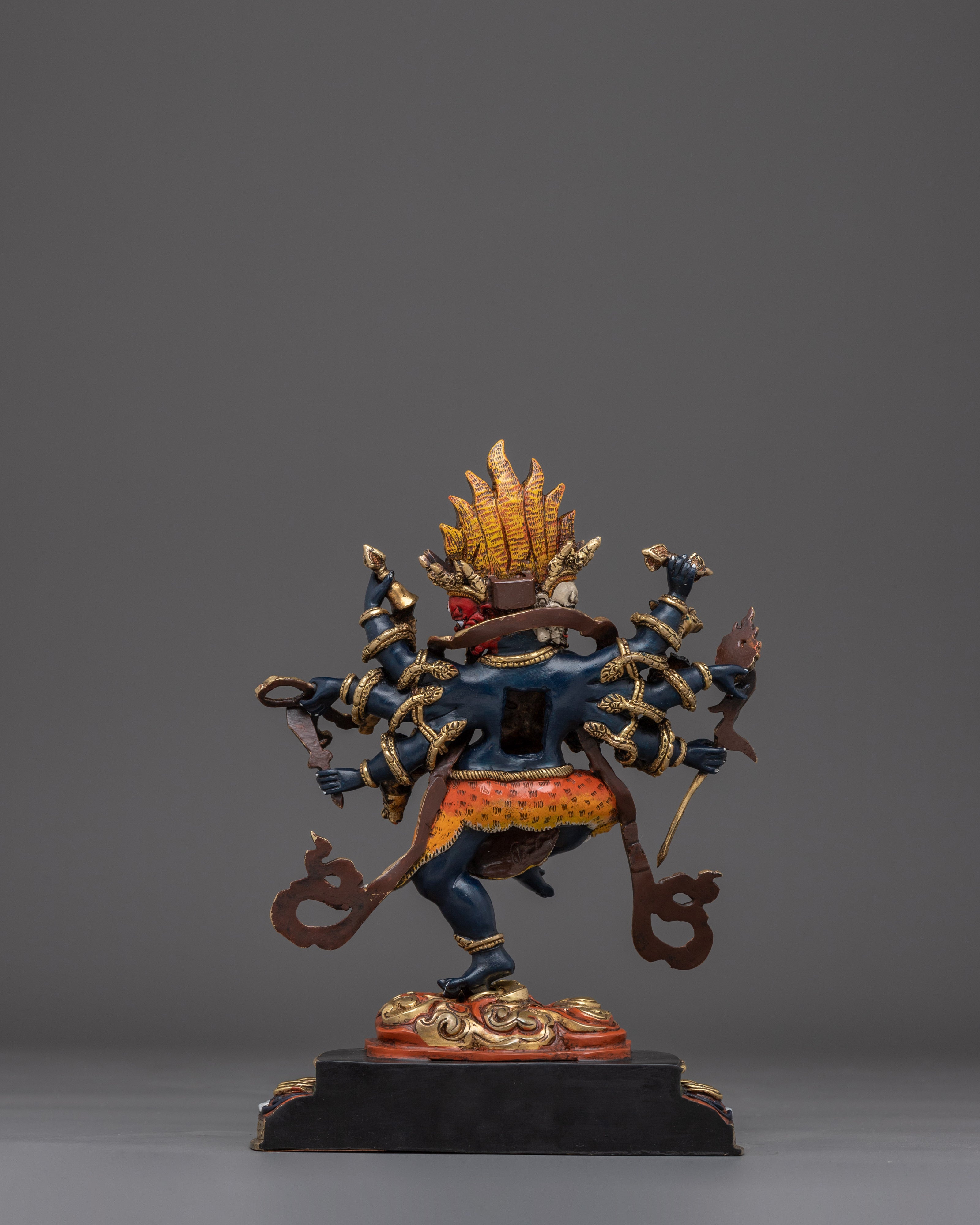 Dharma Protecor Deity Uchusma Statue | Traditional Artwork