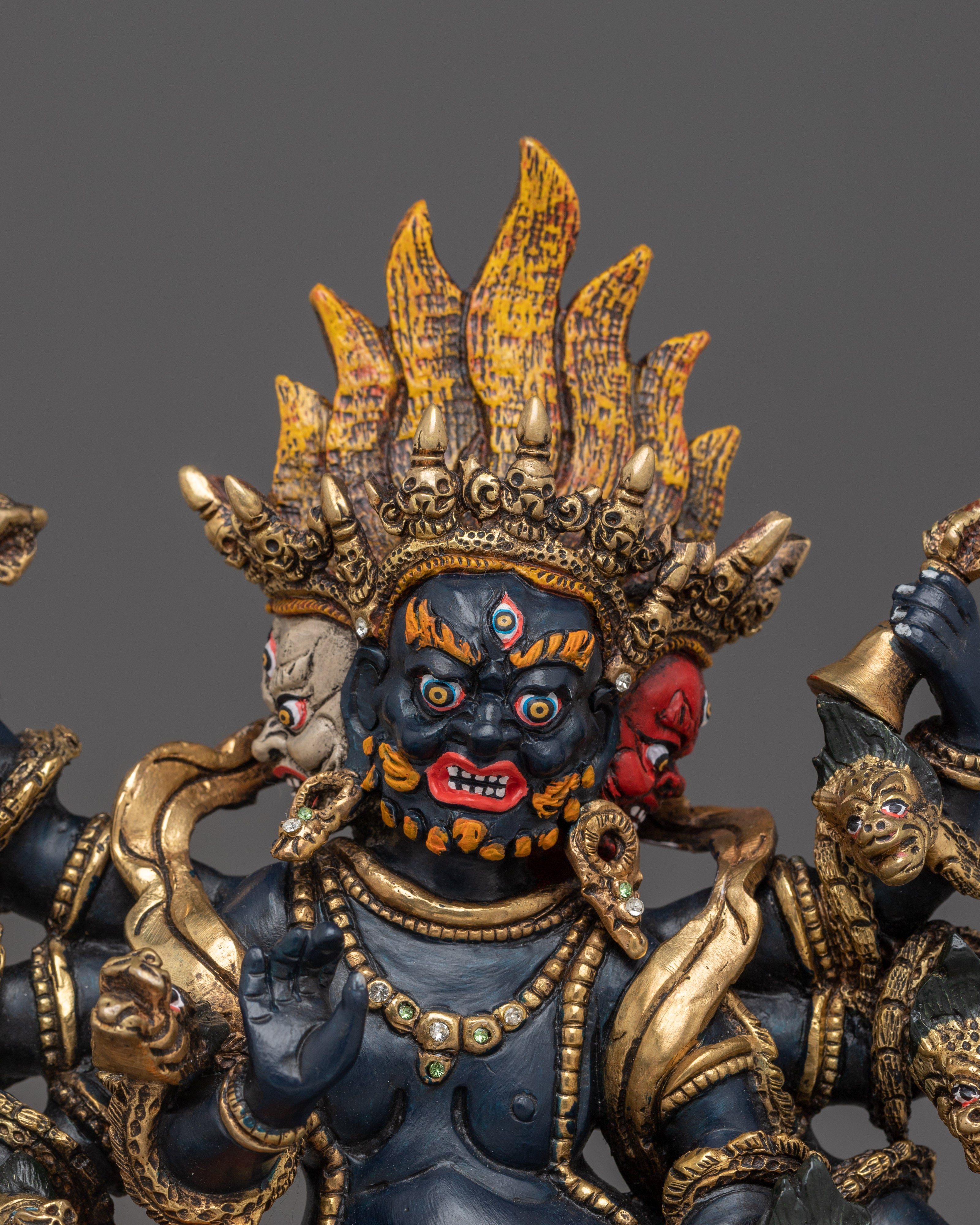 Dharma Protecor Deity Uchusma Statue | Traditional Artwork