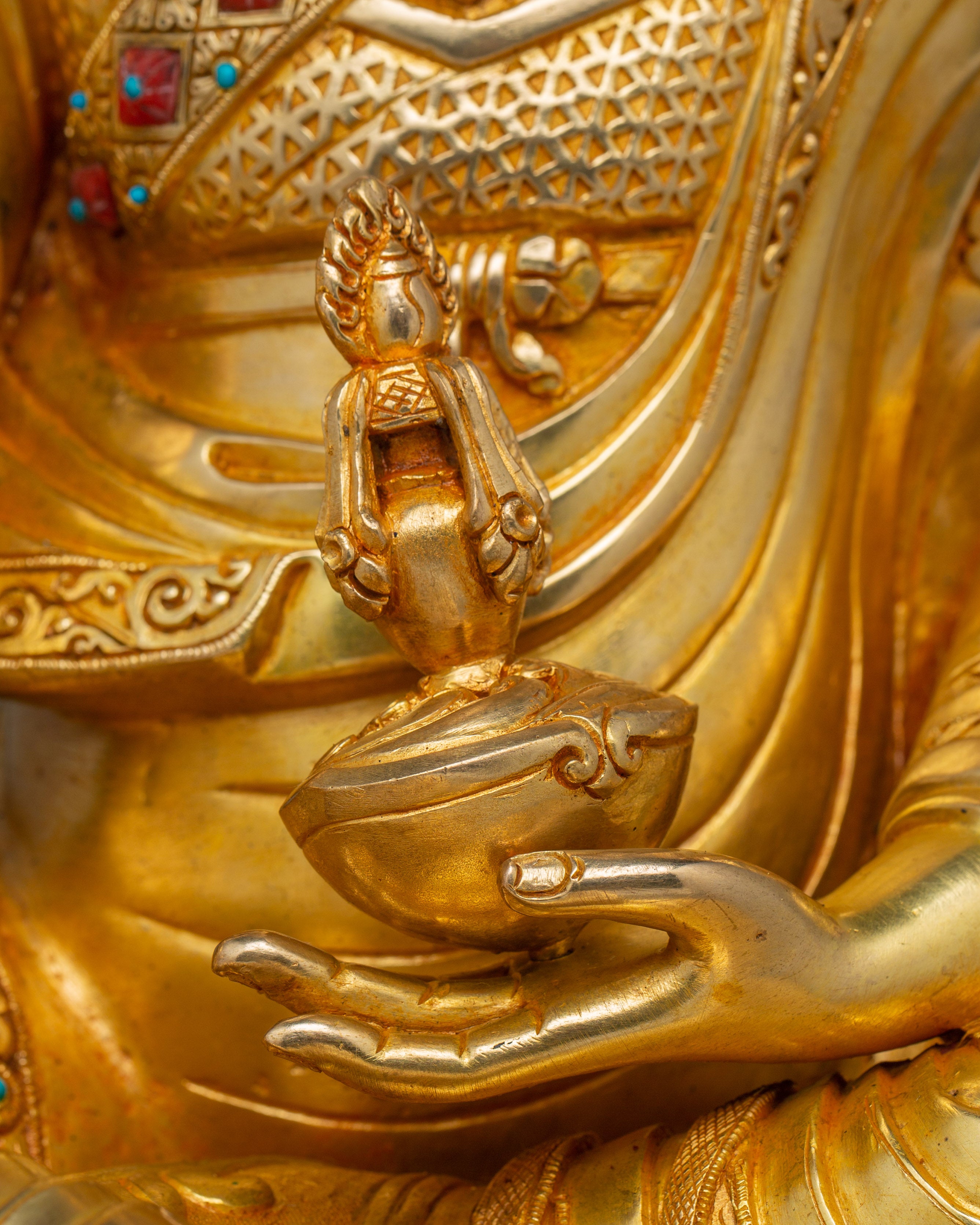 Guru Rinpoche Statue, Enlightened Vajra Holder