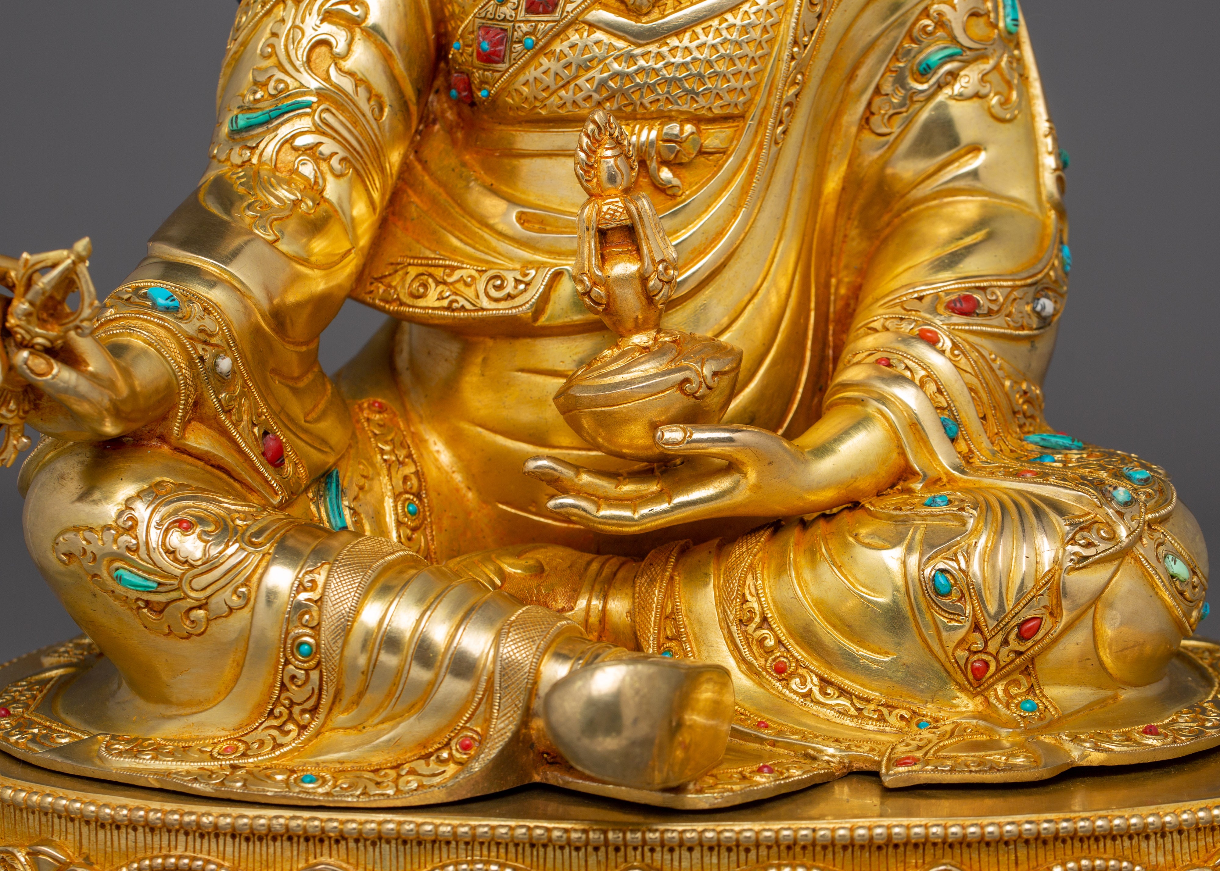 Guru Rinpoche Statue, Enlightened Vajra Holder