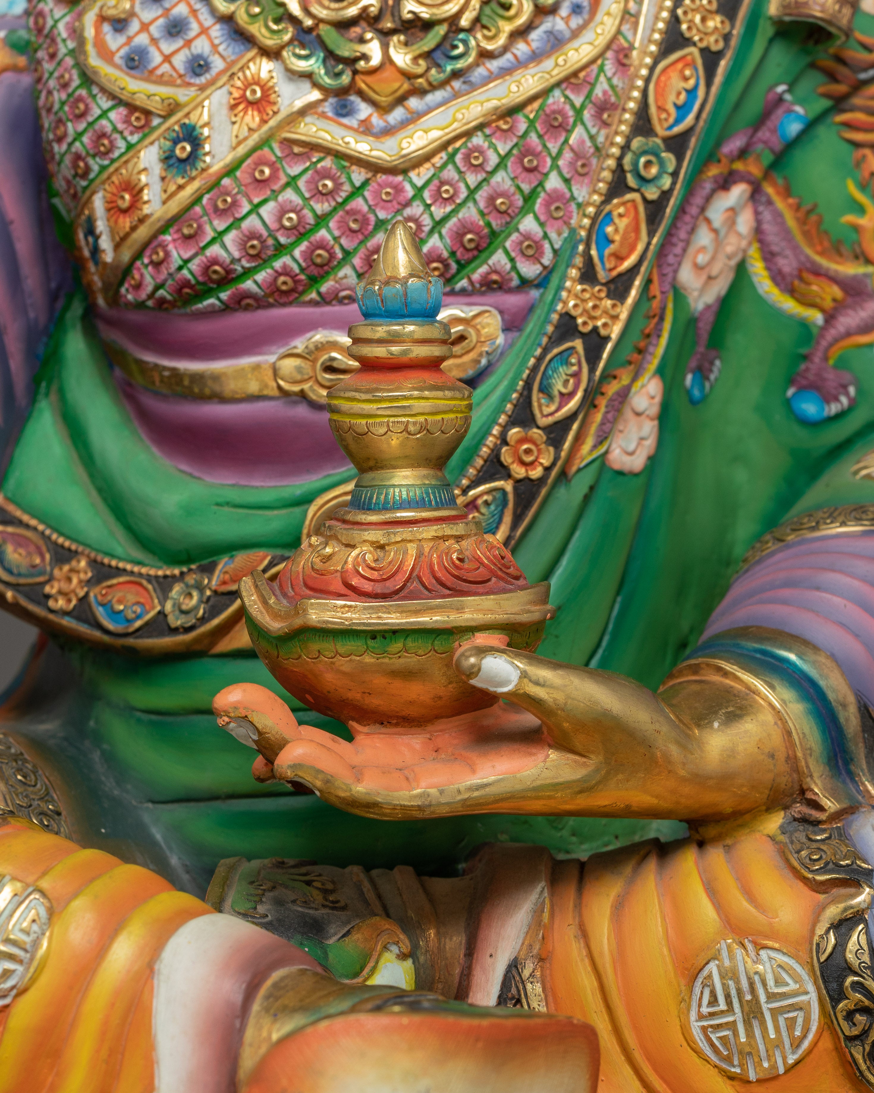 Guru Rinpoche, Himalayan Buddhist Master | Nepali Handcrafted Statue of Padmasambhava