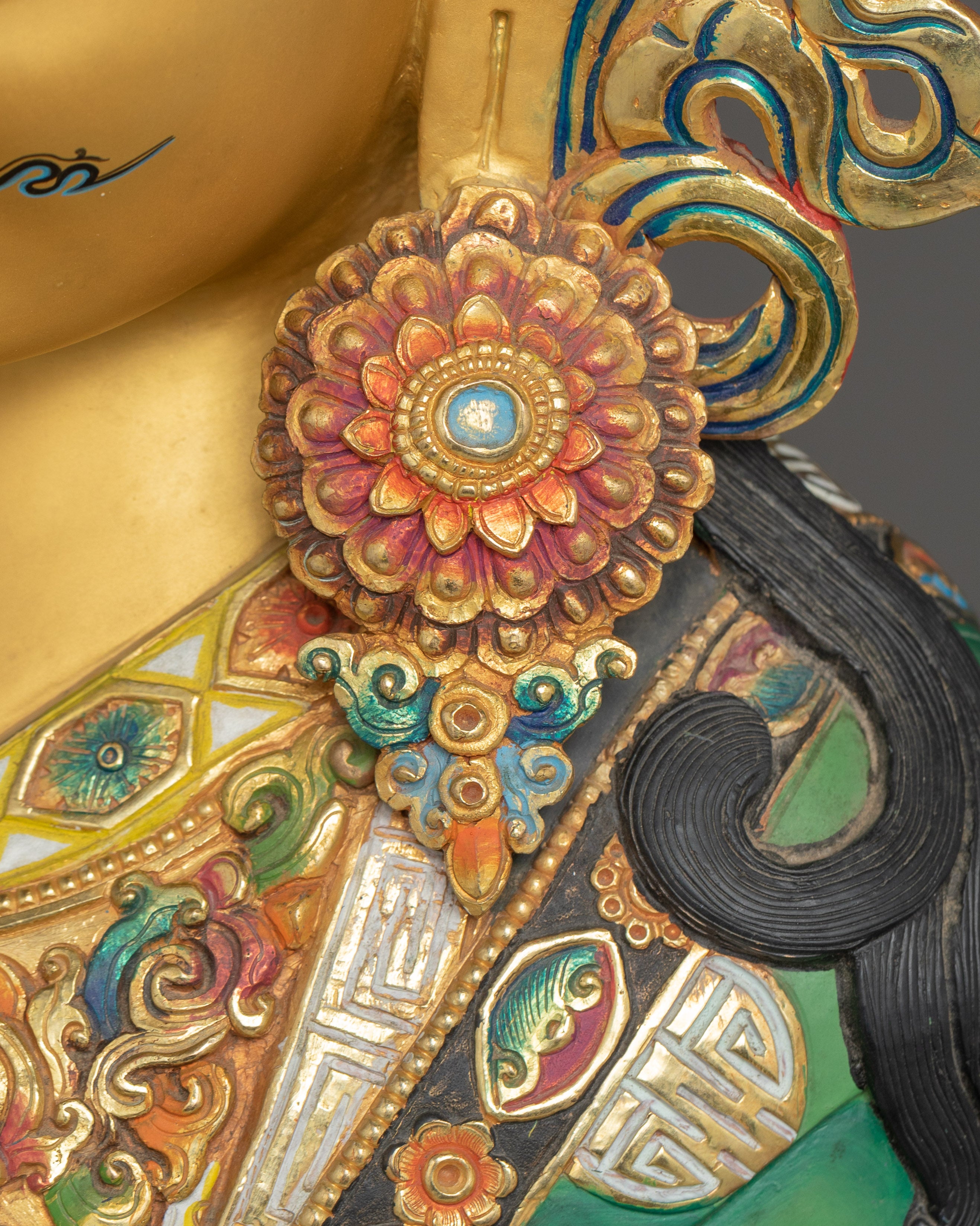 Guru Rinpoche, Himalayan Buddhist Master | Nepali Handcrafted Statue of Padmasambhava