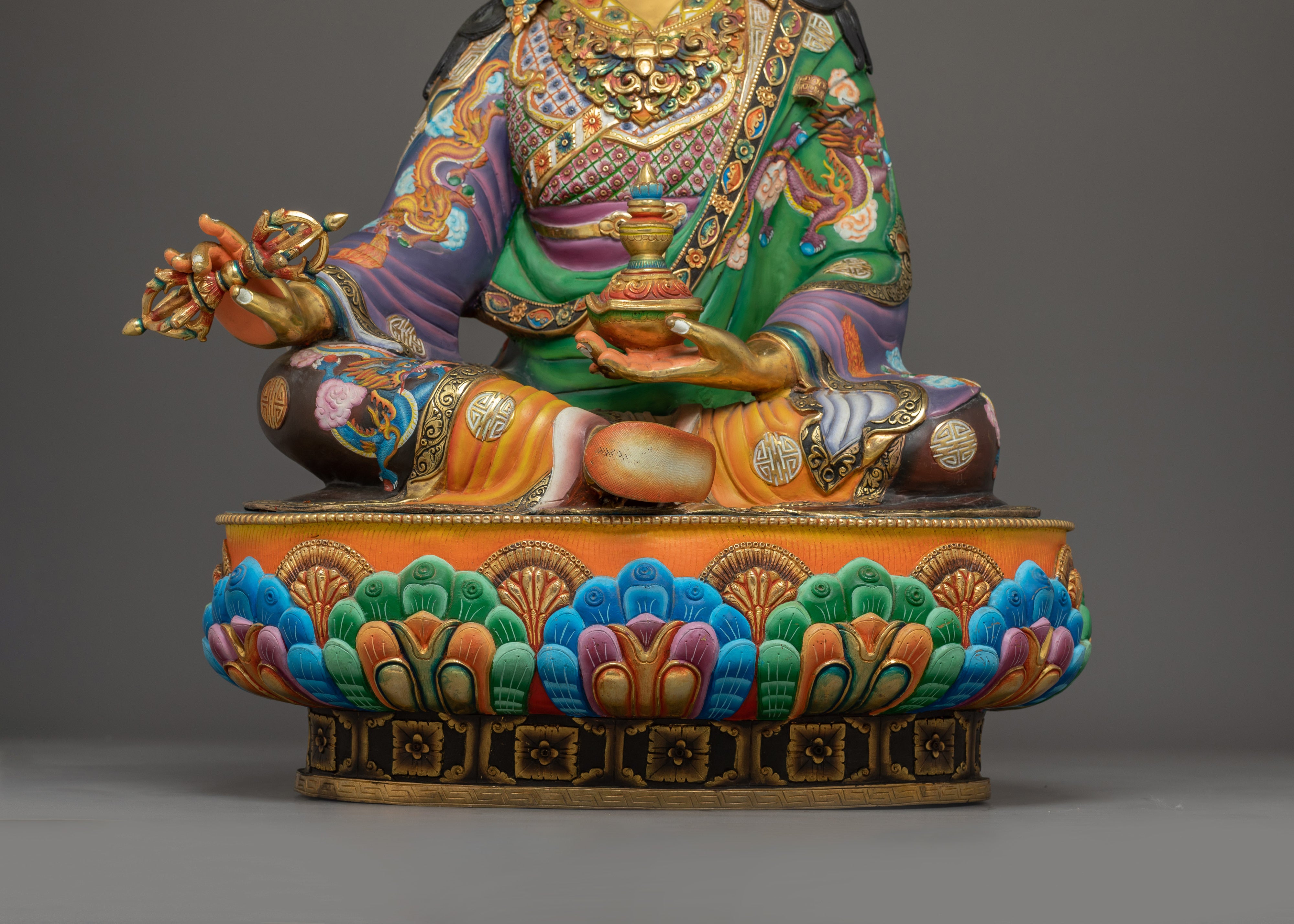 Guru Rinpoche, Himalayan Buddhist Master | Nepali Handcrafted Statue of Padmasambhava