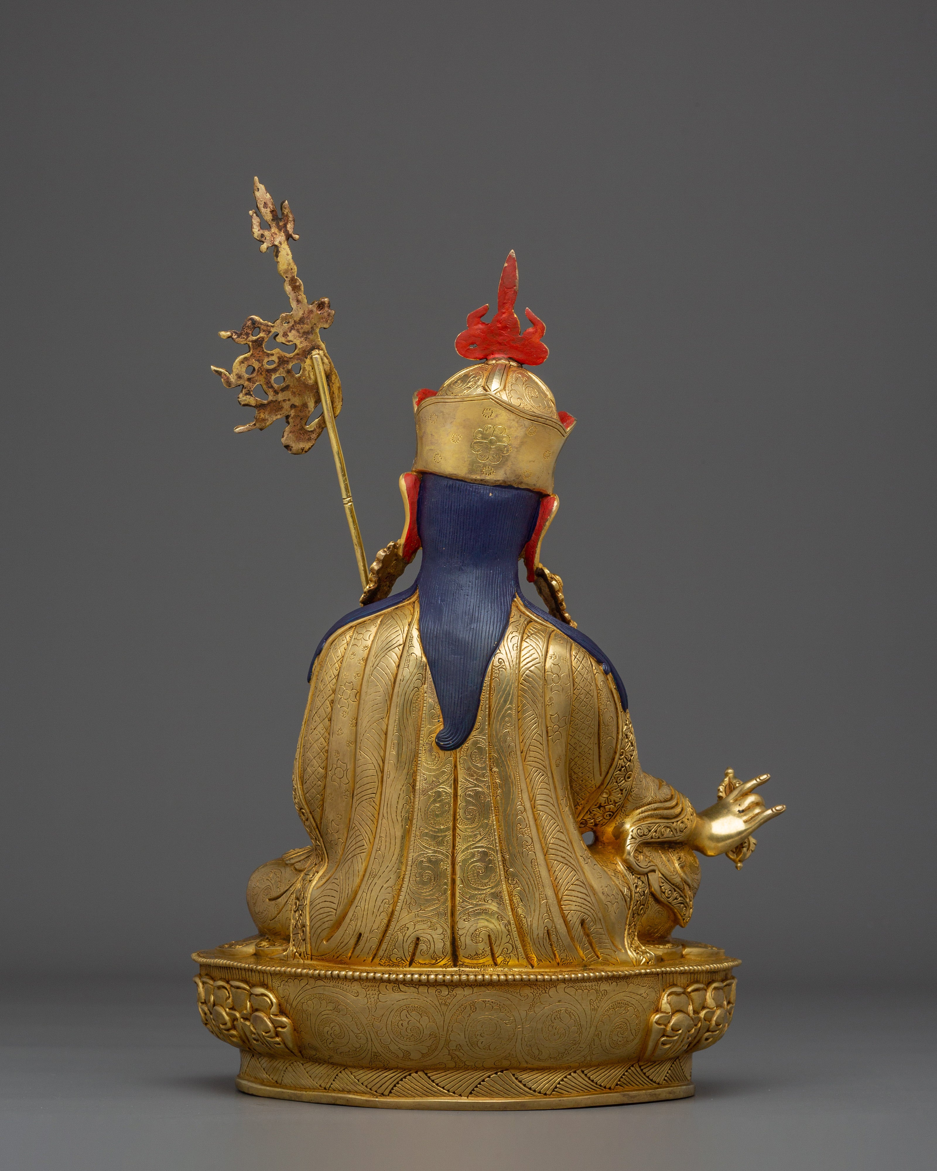 The Golden Guru Rinpoche Statue | Himalayan Handcrafted Artwork