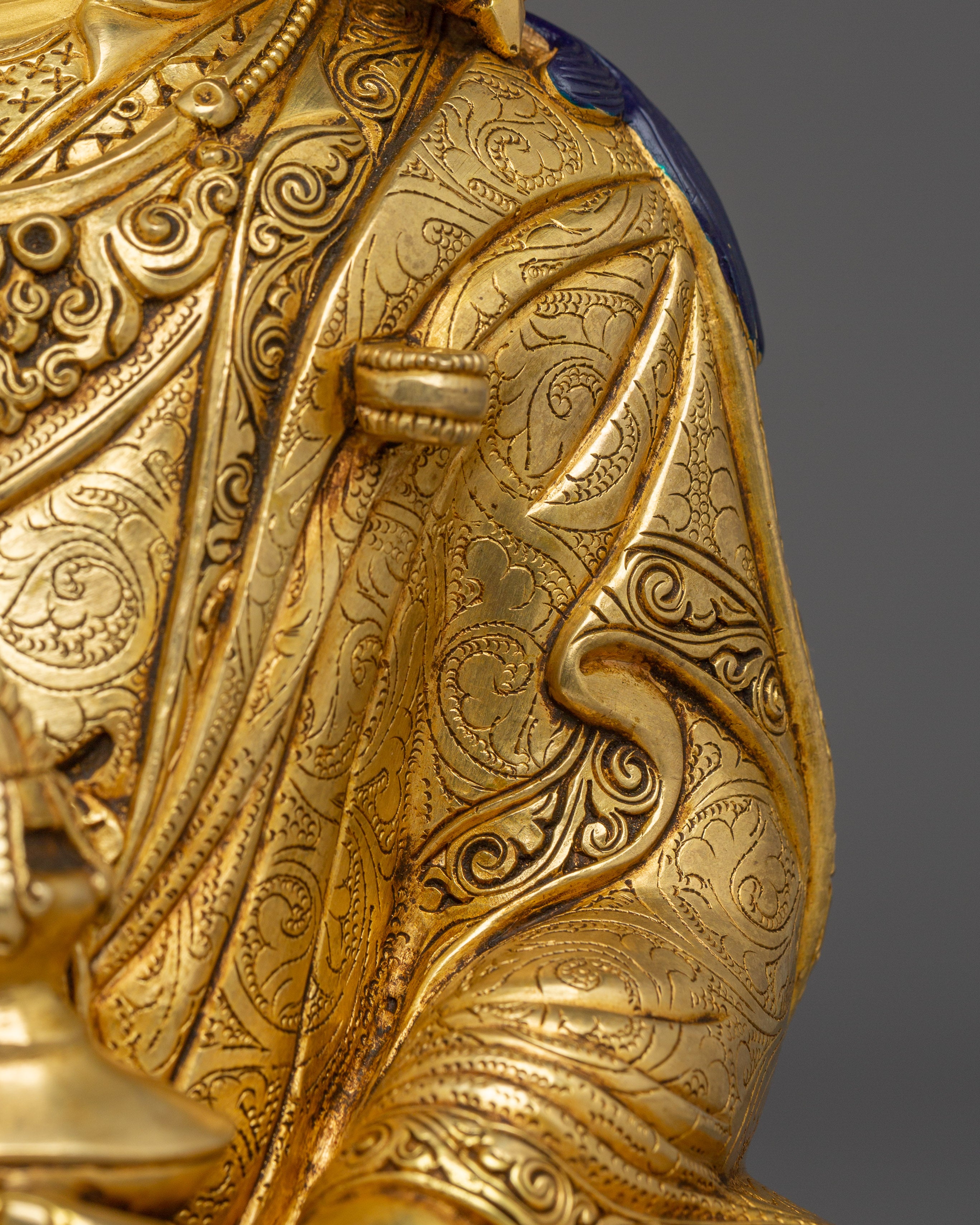The Golden Guru Rinpoche Statue | Himalayan Handcrafted Artwork