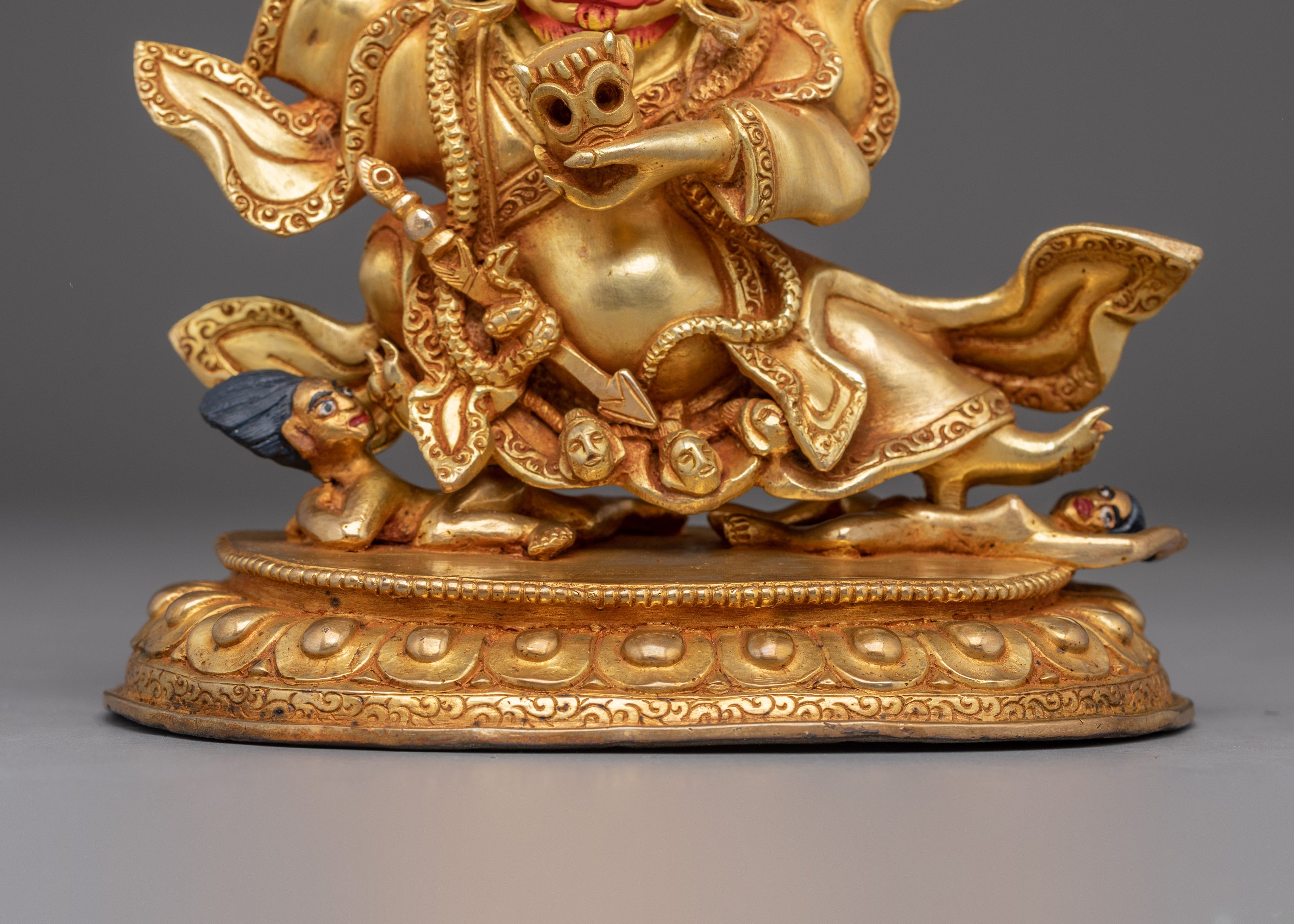 Mahakala Bernagchen, Wrathful Deity for Compassion | Nepali Handcrafted Icon