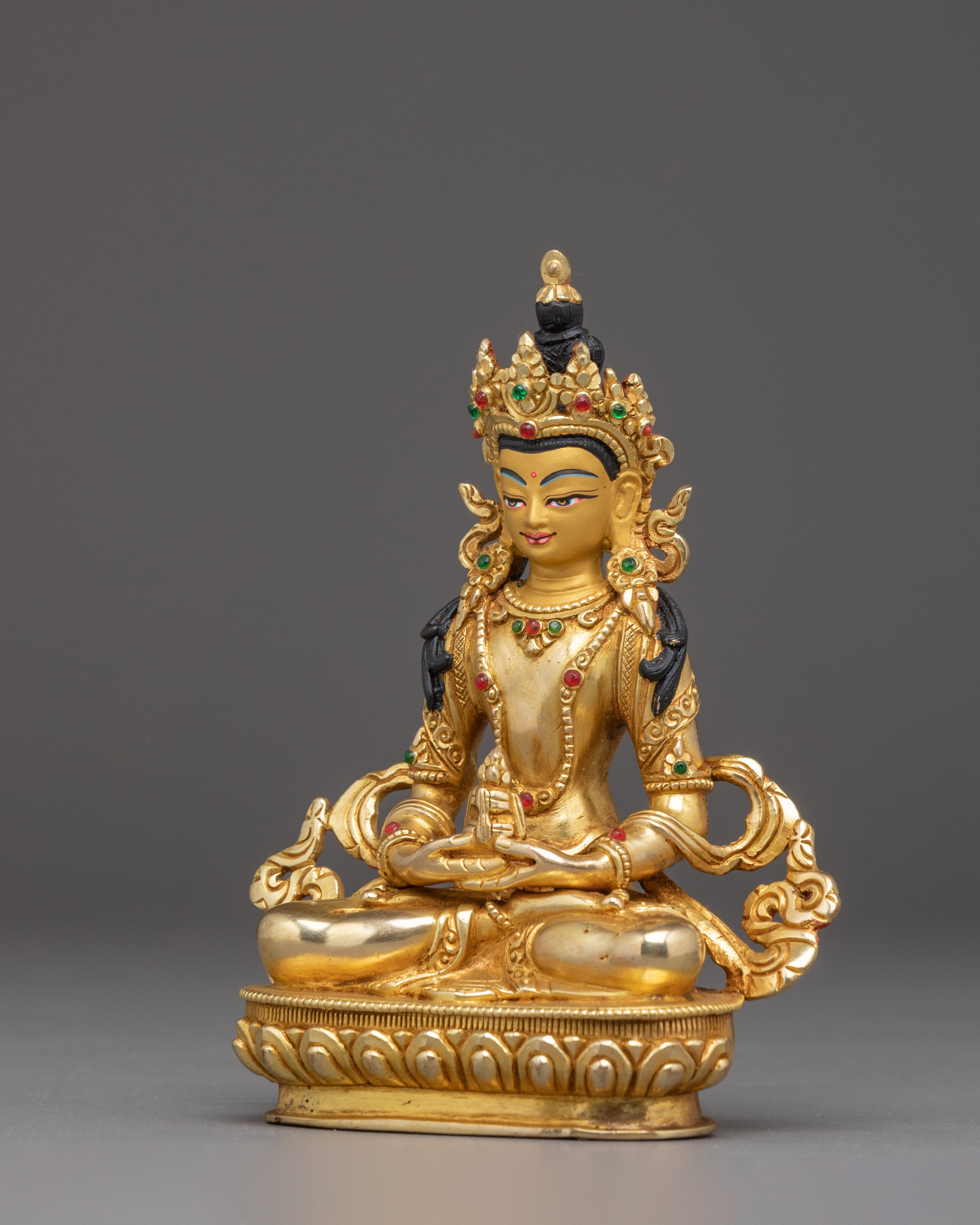 5.7 Inches Amitayus Statue | Tibetan Buddha of Infinite Life